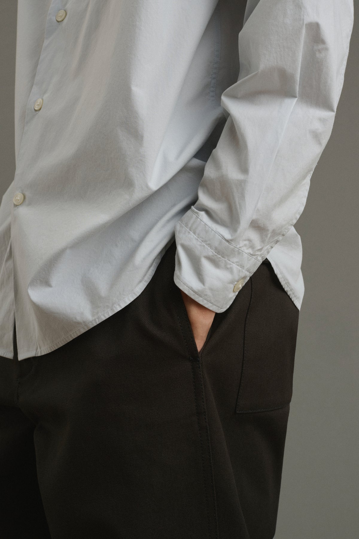 Camicia Glenn - Azzurro pallido - Cotone - Uomo vue 4