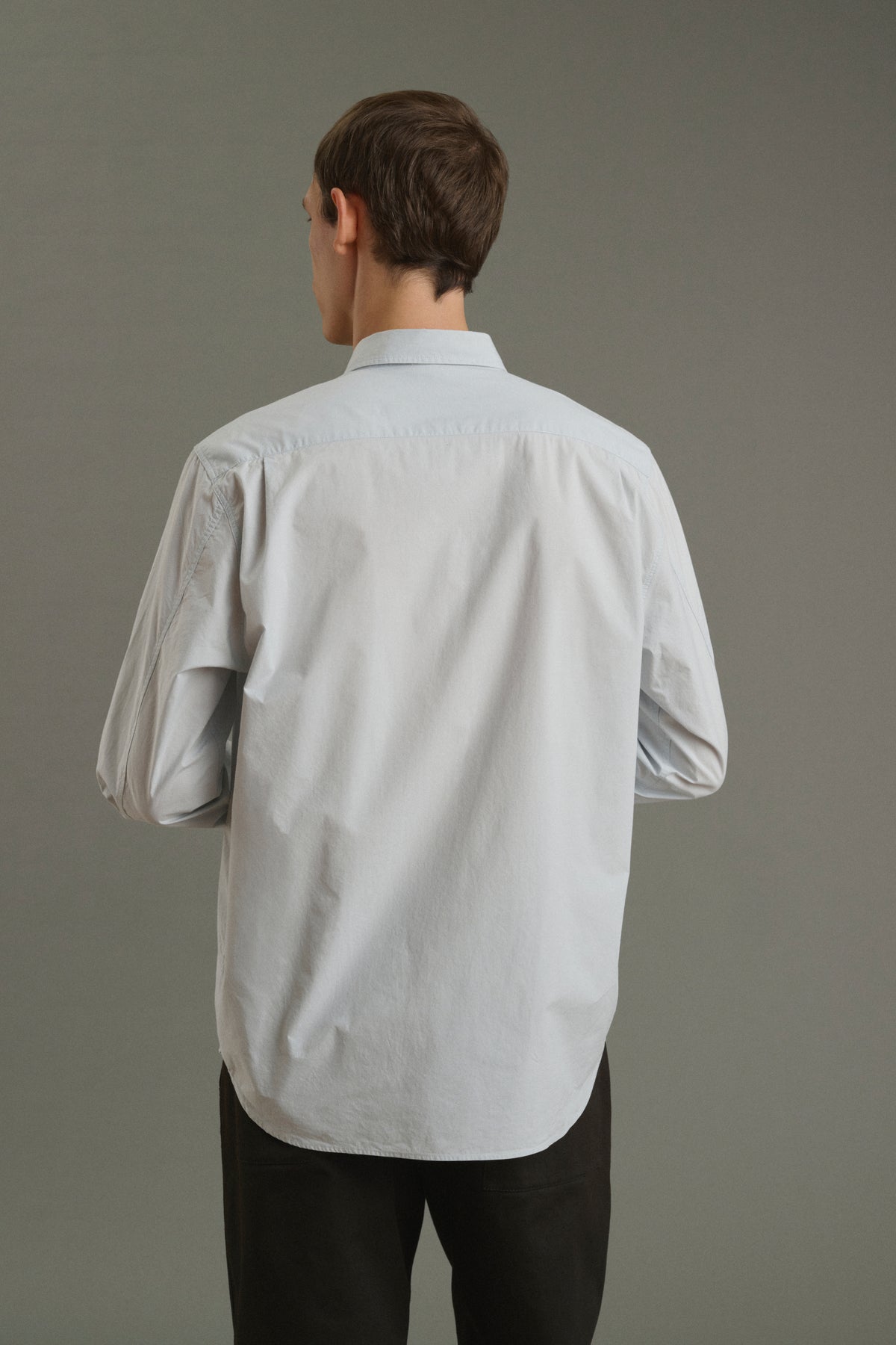 Camicia Glenn - Azzurro pallido - Cotone - Uomo vue 2