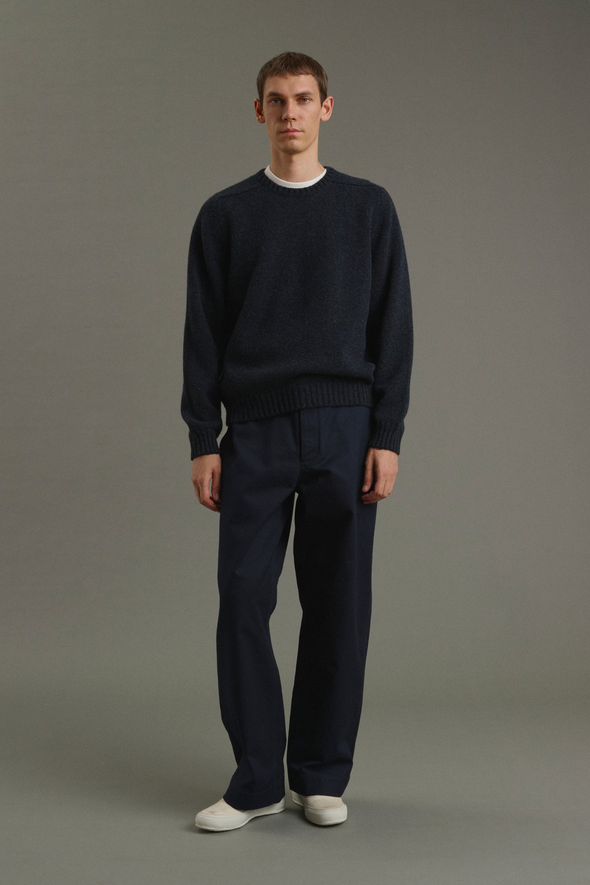 Pantaloni Chet - Blu navy - Cotone - Uomo vue 1