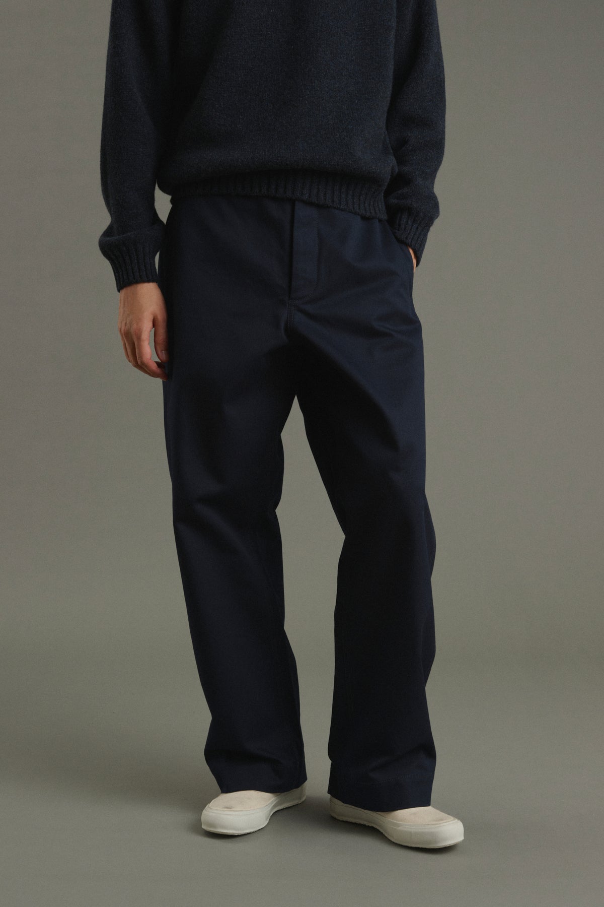 Pantaloni Chet - Blu navy - Cotone - Uomo