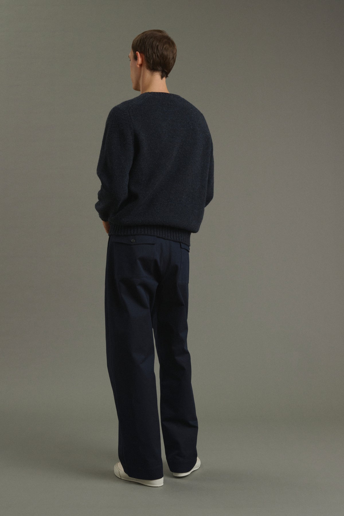 Pantaloni Chet - Blu navy - Cotone - Uomo