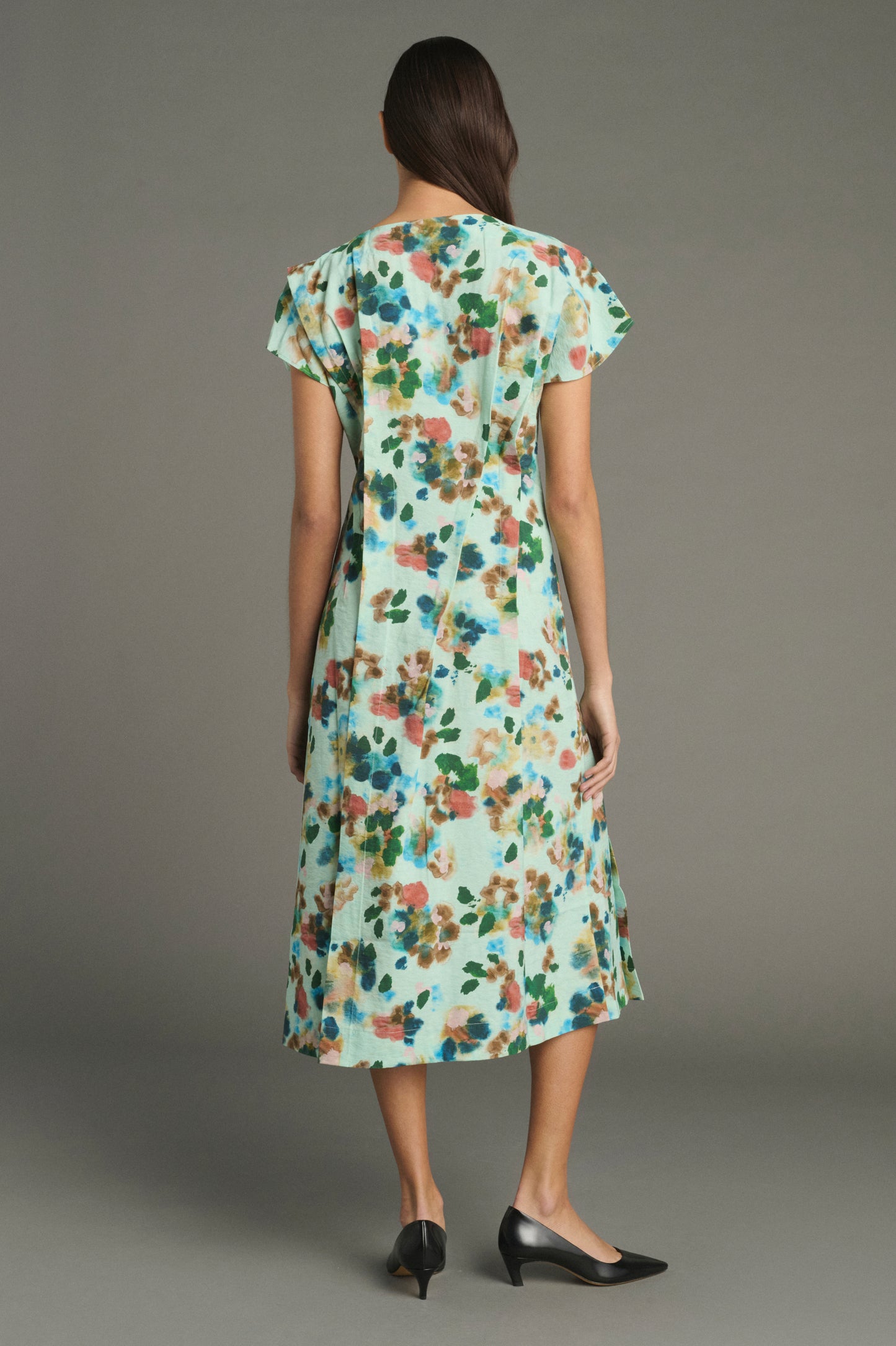 Abito Jade - Turchese - Seta - Donna