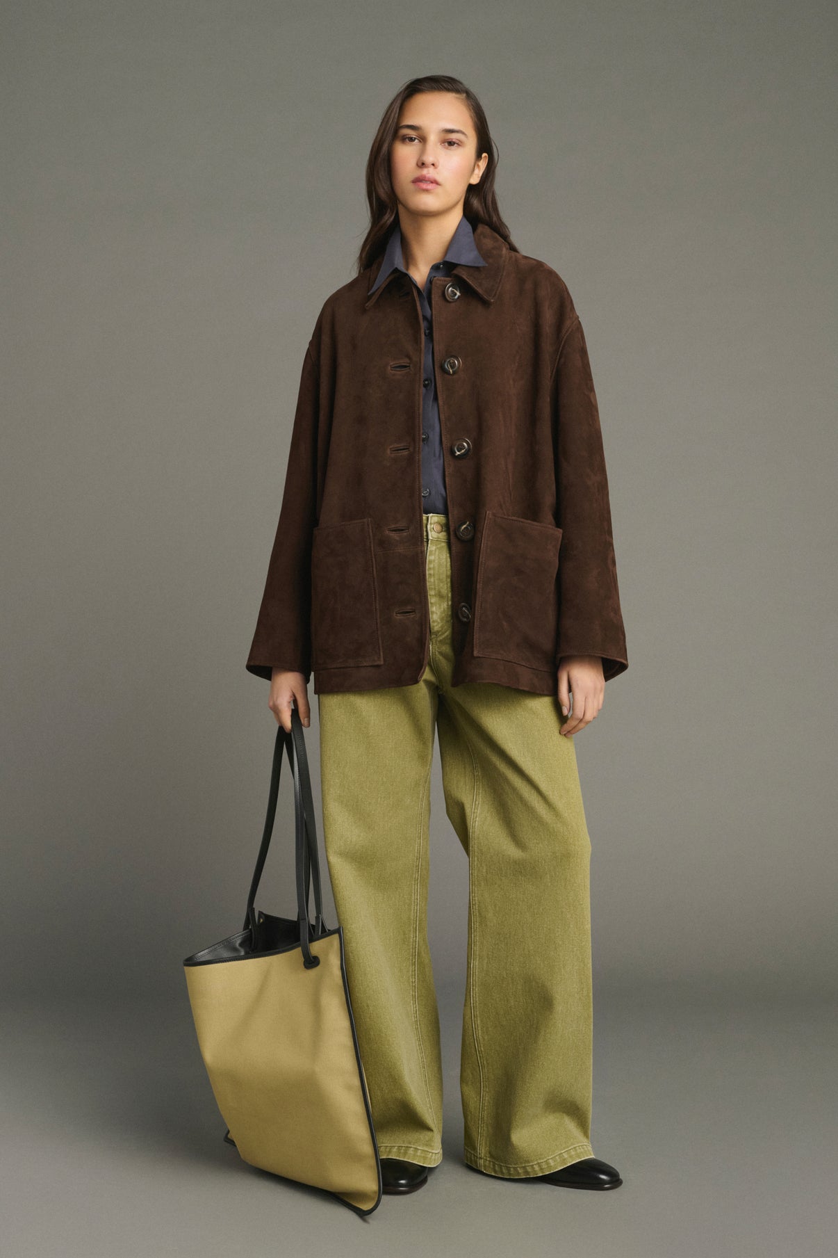 Maglione Karl - Marrone Mélange - Lana Merinos - Donna vue 5