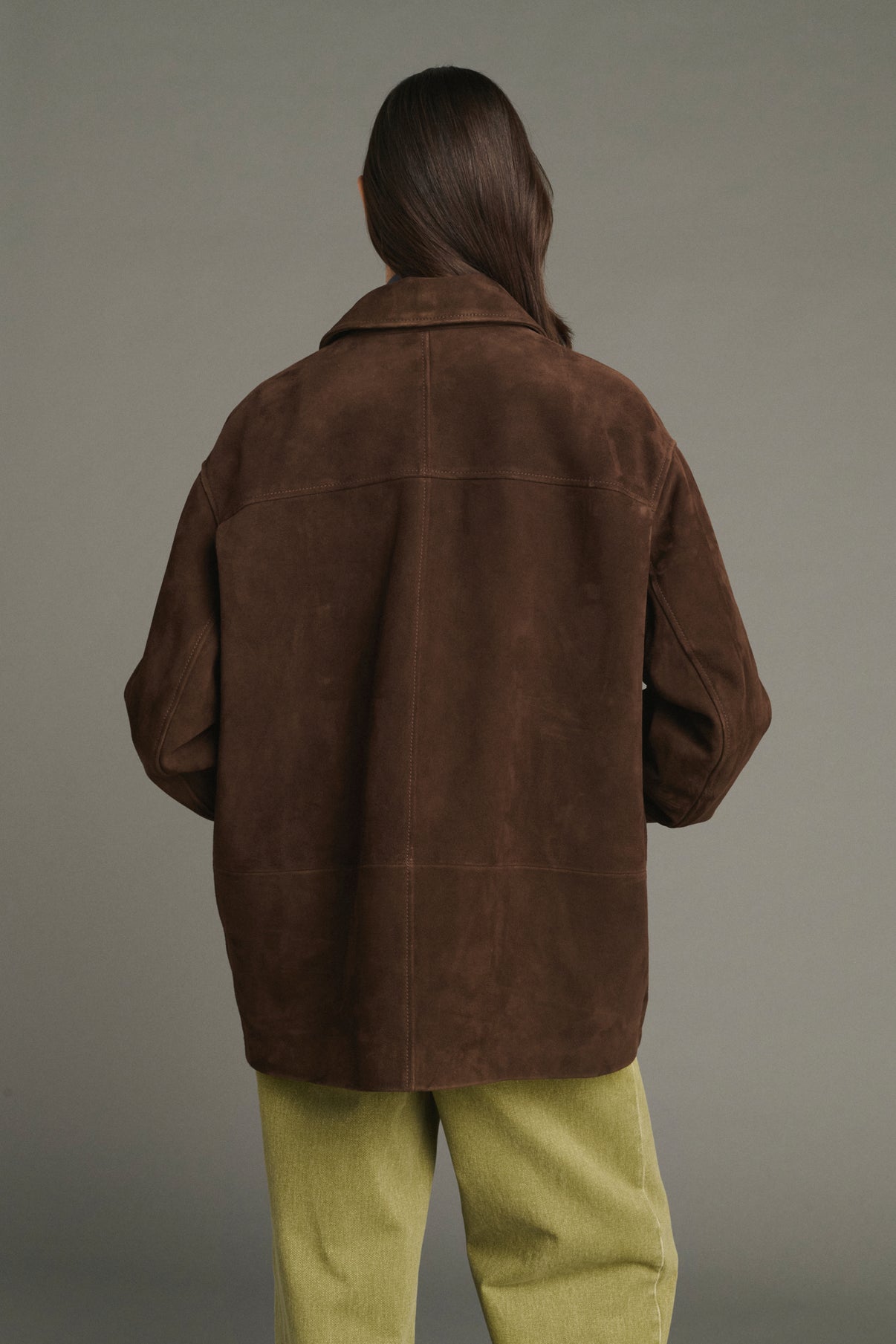 Vincenzo jacket - Ebony - Leather - Women vue 4