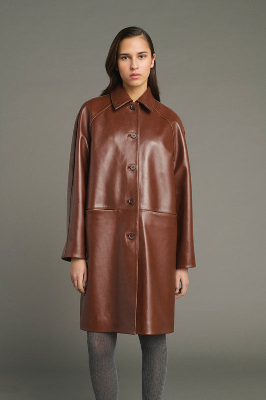Maglione Karl - Marrone Chiné - Lana Merinos - Donna