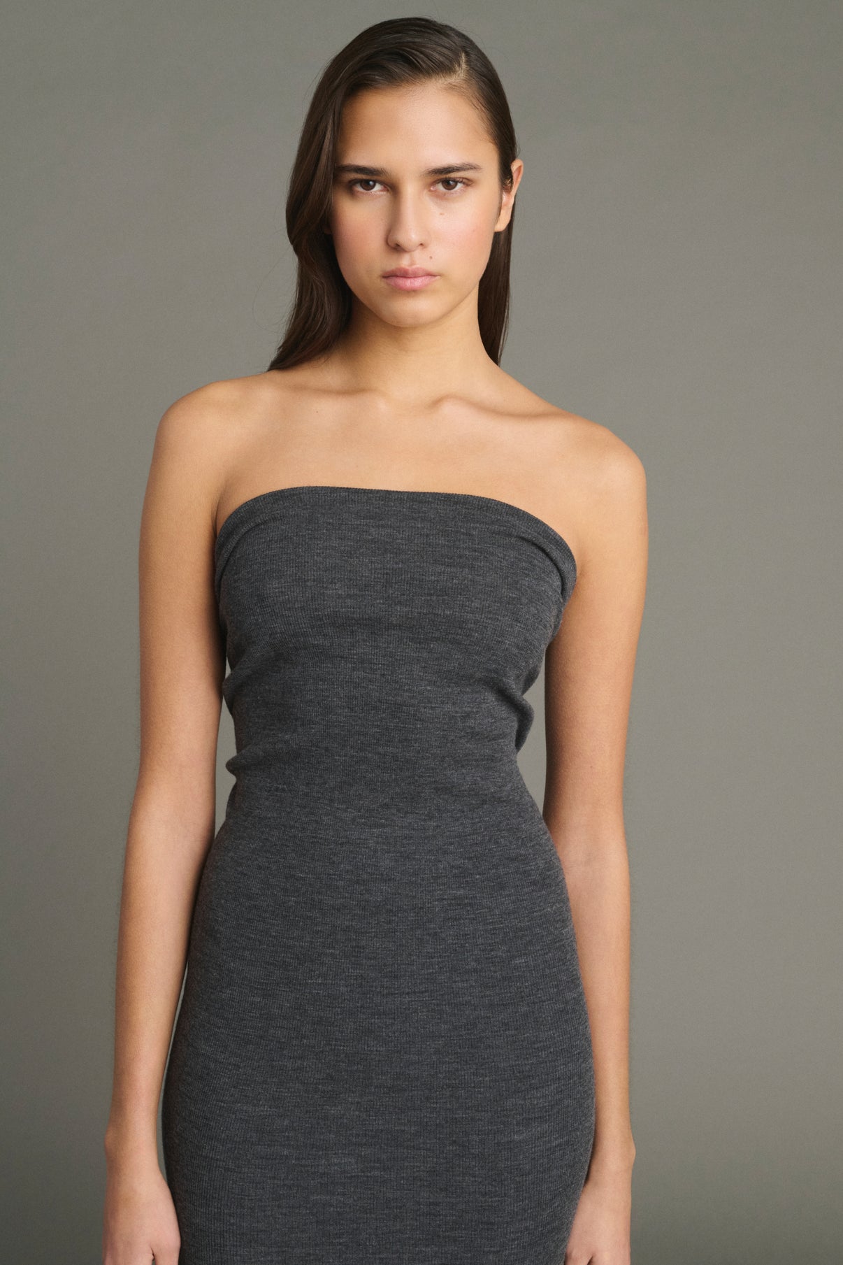 Abito Lilia - Grigio Antracite - Lana - Donna vue 3