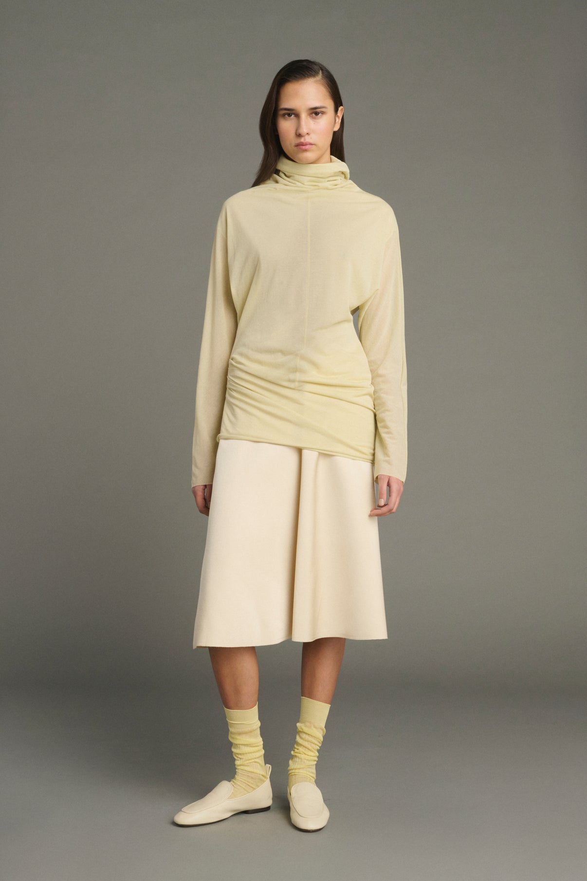 Mocassini Nine - Avorio - Pelle - Donna vue 3