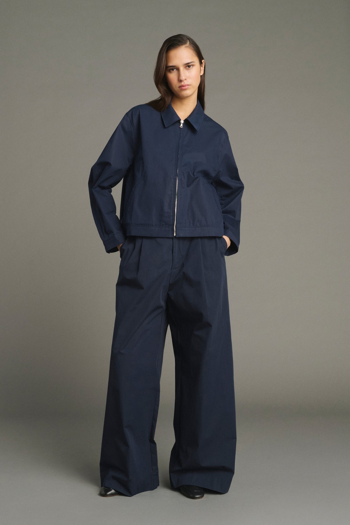 Giacca Jared - Navy - Cotone - Donna vue 1
