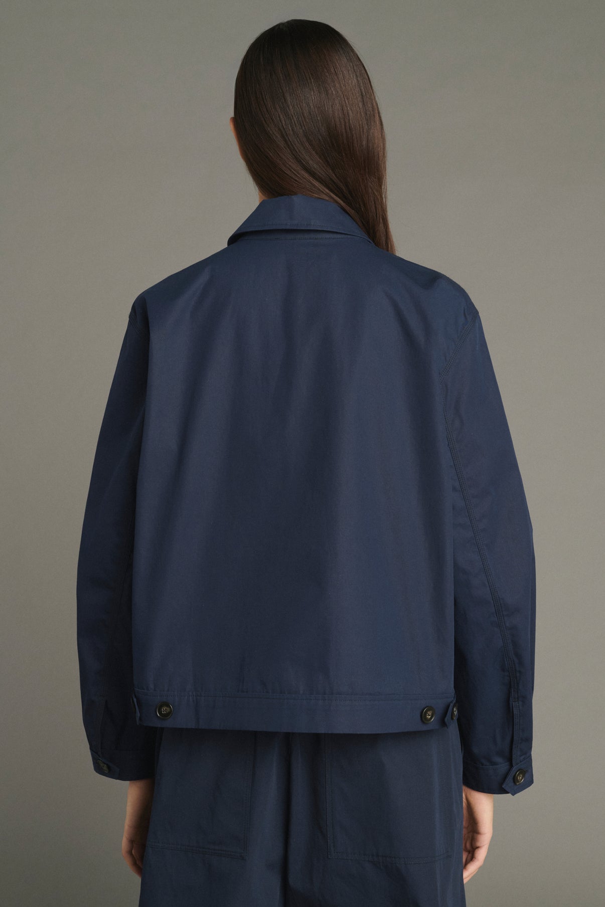 Giacca Jared - Navy - Cotone - Donna vue 4