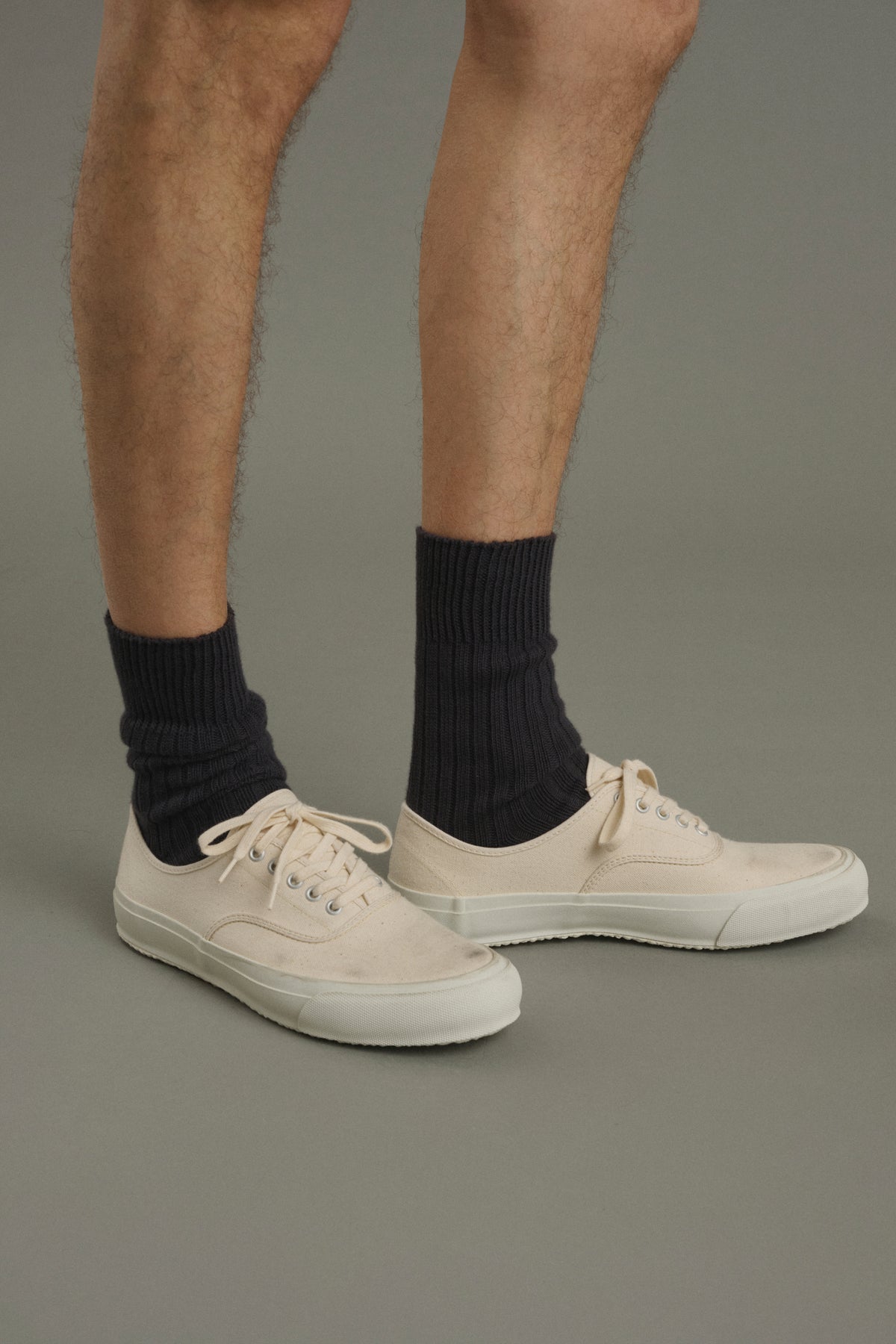Calzini Barth - Grigio antracite - Cotone - Uomo vue 2