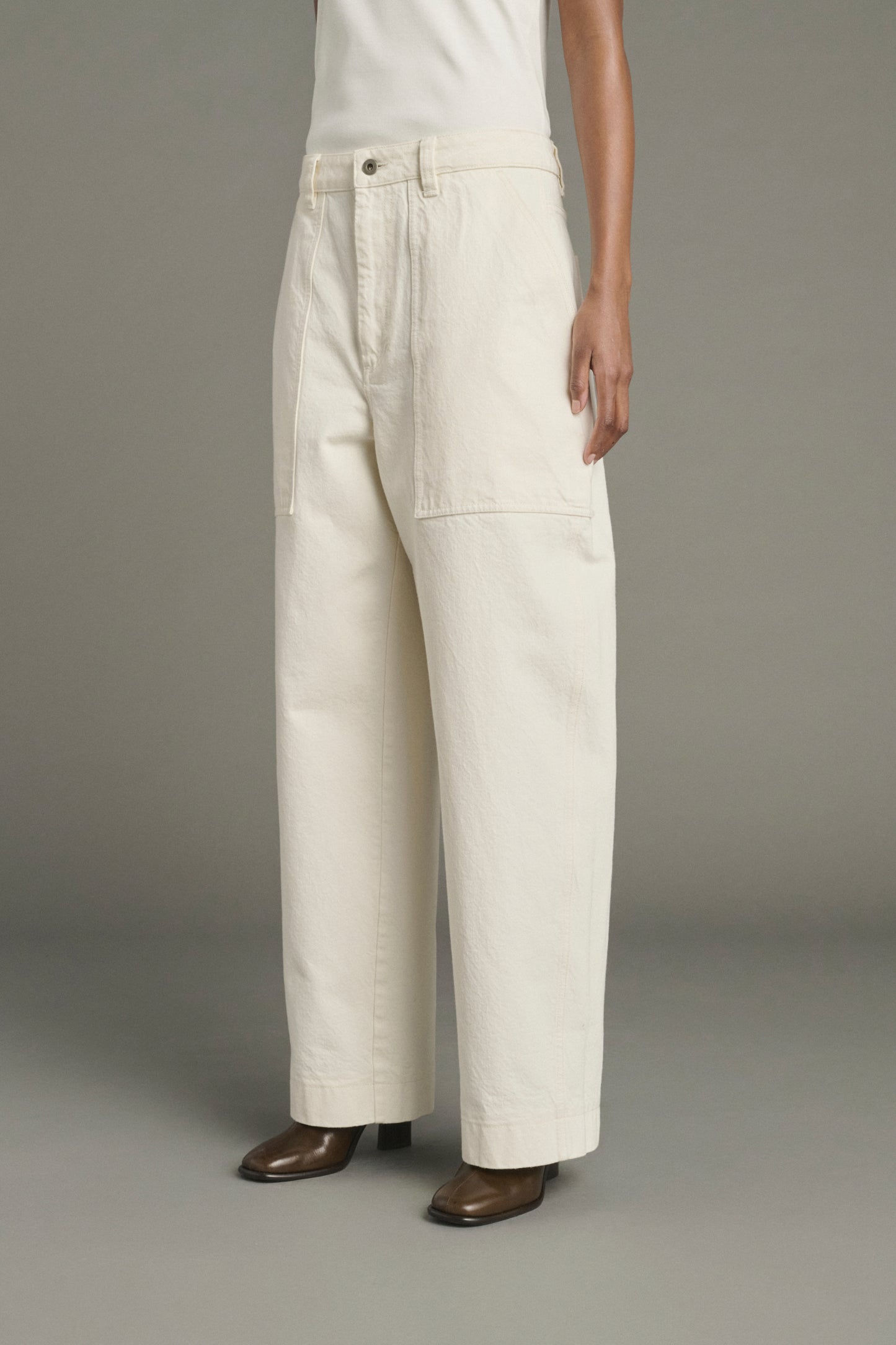 Jeans Kurt - Écru - Cotone - Donna
