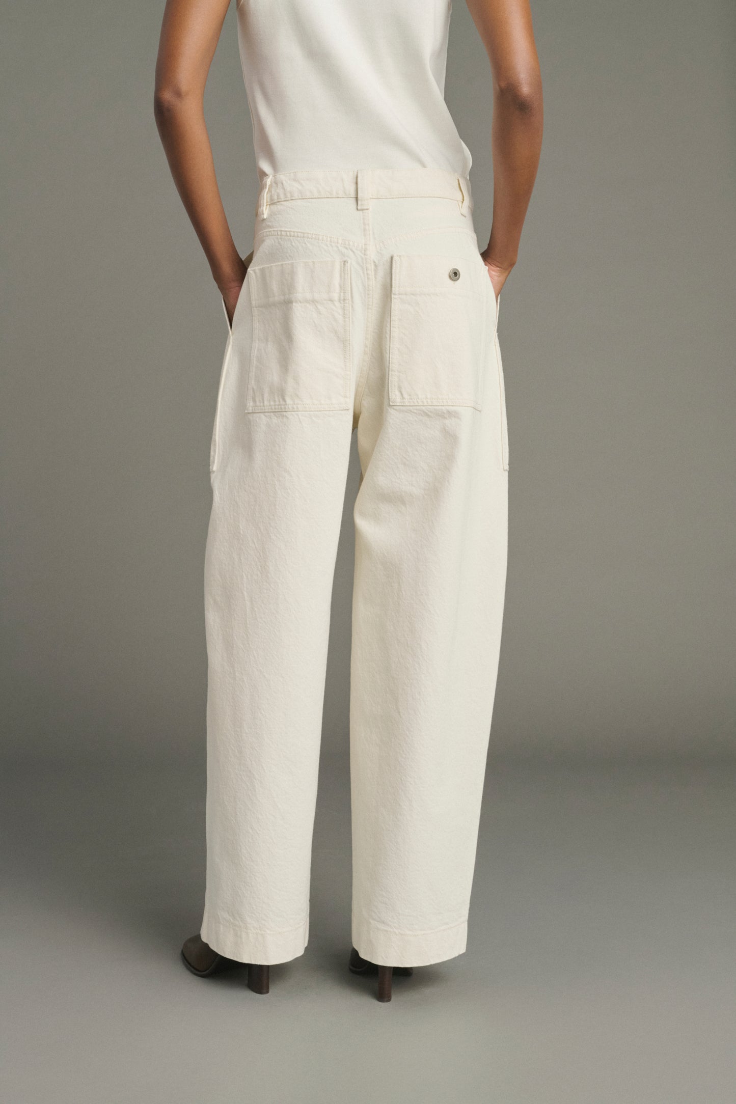 Jeans Kurt - Écru - Cotone - Donna