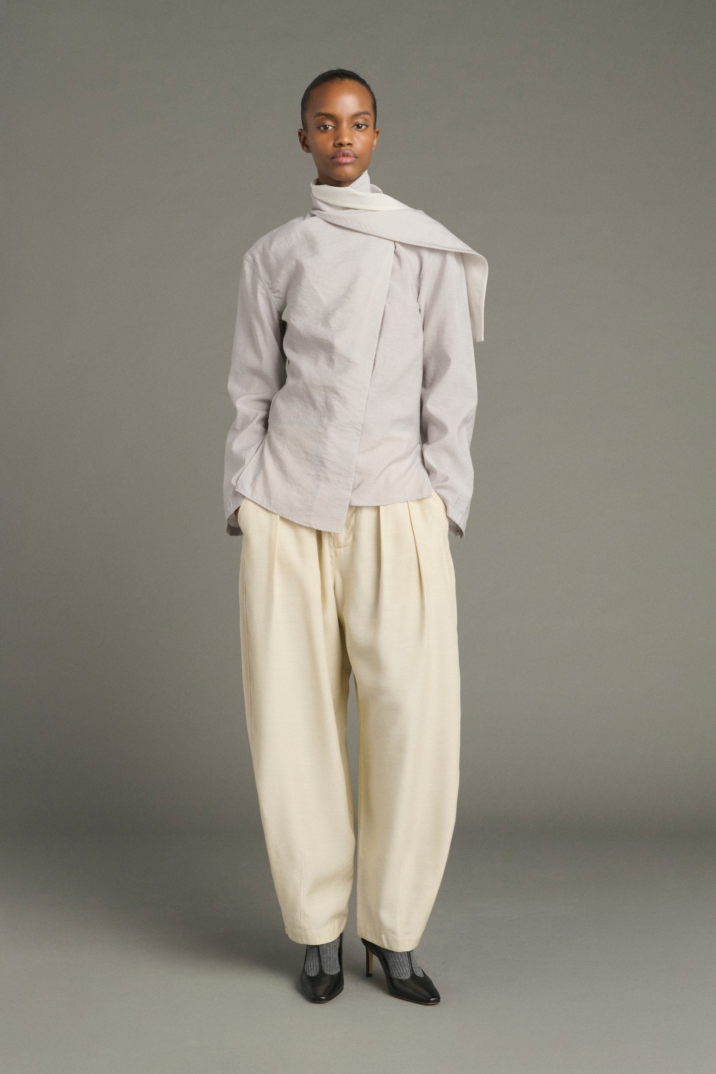 Blouse Leonore - Gris Parme - Femme