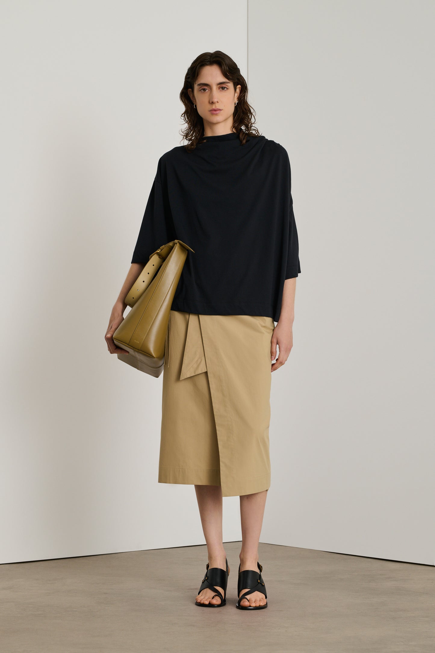 Jupe Dolce - Beige Foncé - Coton - Femme