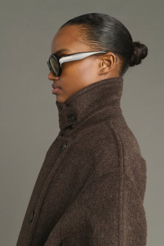 Manteau Jules - Marron - Laine - Femme