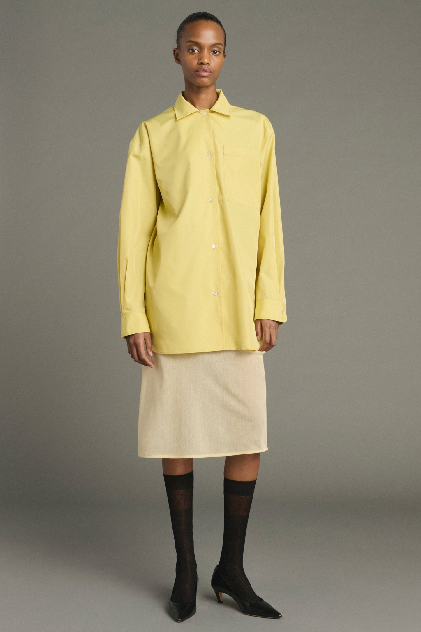 Camicia Kita - Giallo/Beige - Donna