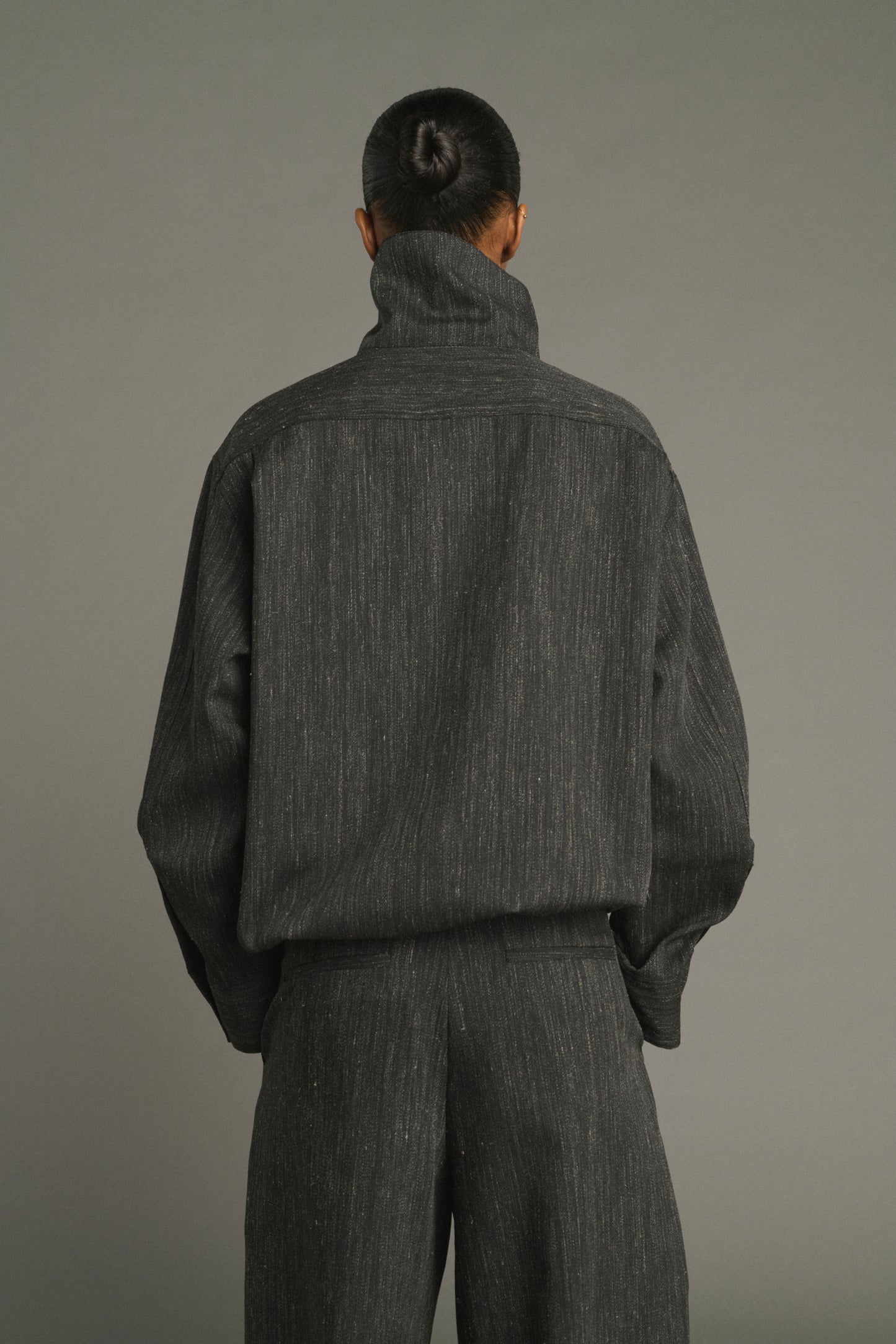 Camicia Lutece - Grigio Antracite - Lana - Donna