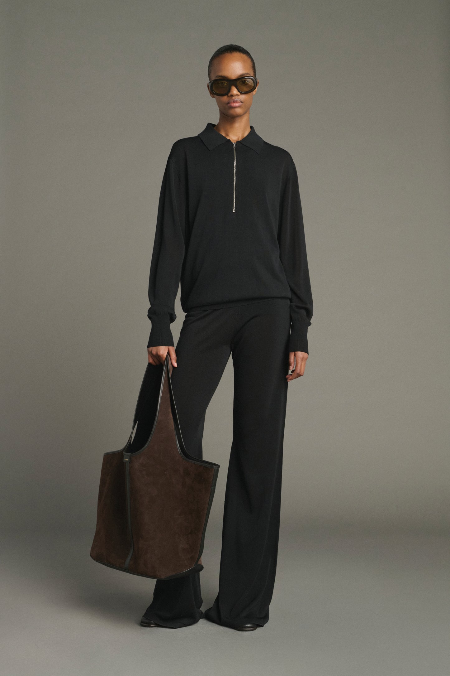 Cabas Douce - Marrone Scuro - Pelle - Donna
