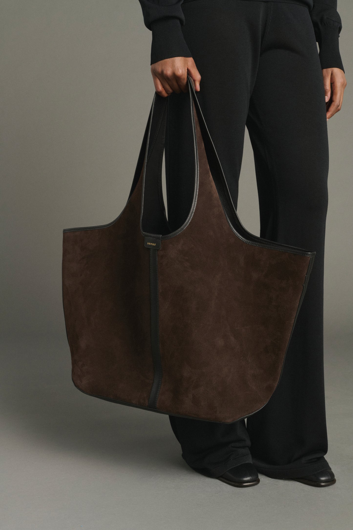 Cabas Douce - Marrone Scuro - Pelle - Donna