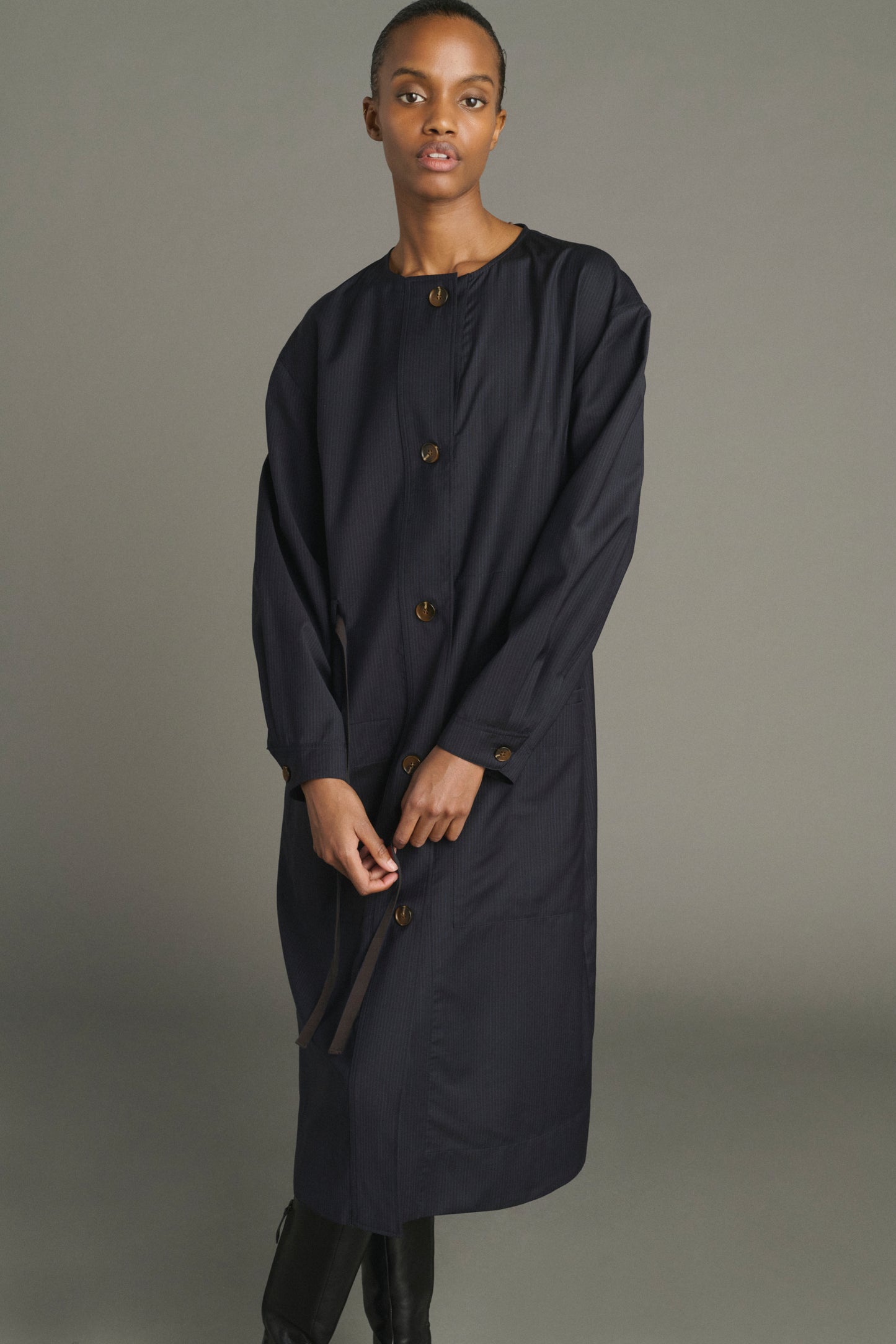 Abito Helie - Blu/Navy - Lana - Donna