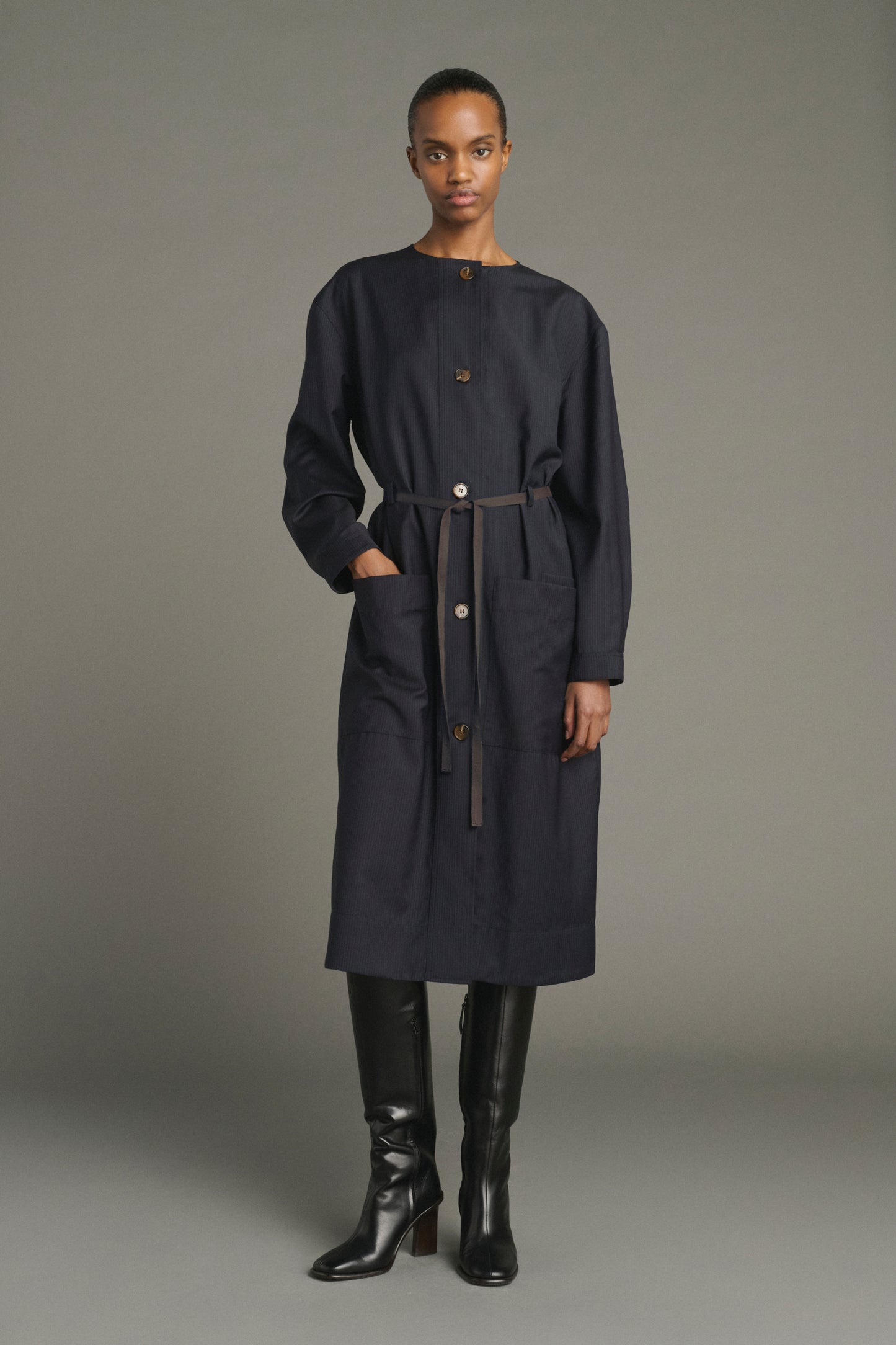 Abito Helie - Blu/Navy - Lana - Donna