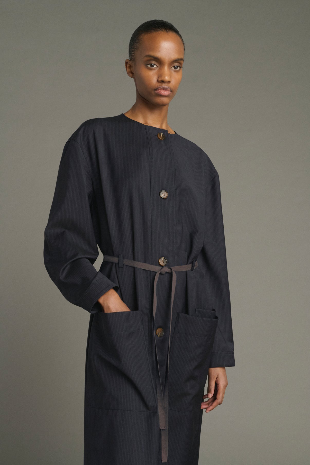 Abito Helie - Blu/Navy - Lana - Donna vue 3