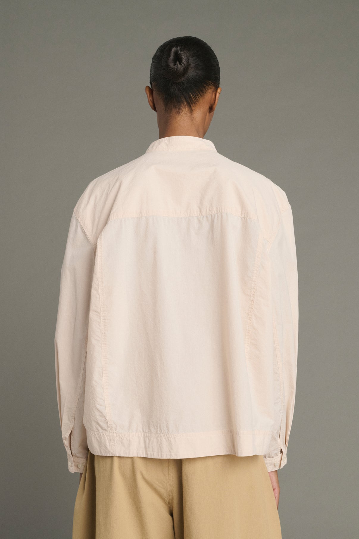 Chemise Chypre - Beige Poudré - Coton - Femme vue 3