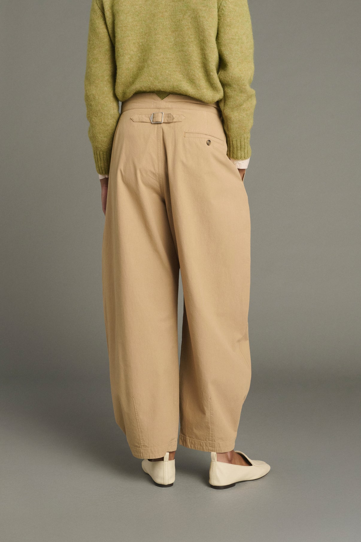 Pantaloni Lambert - Beige - Cotone - Donna vue 3