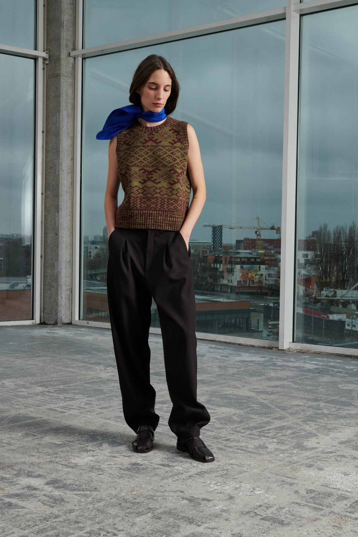 PANTALONI TIMON CARBONE vue 8