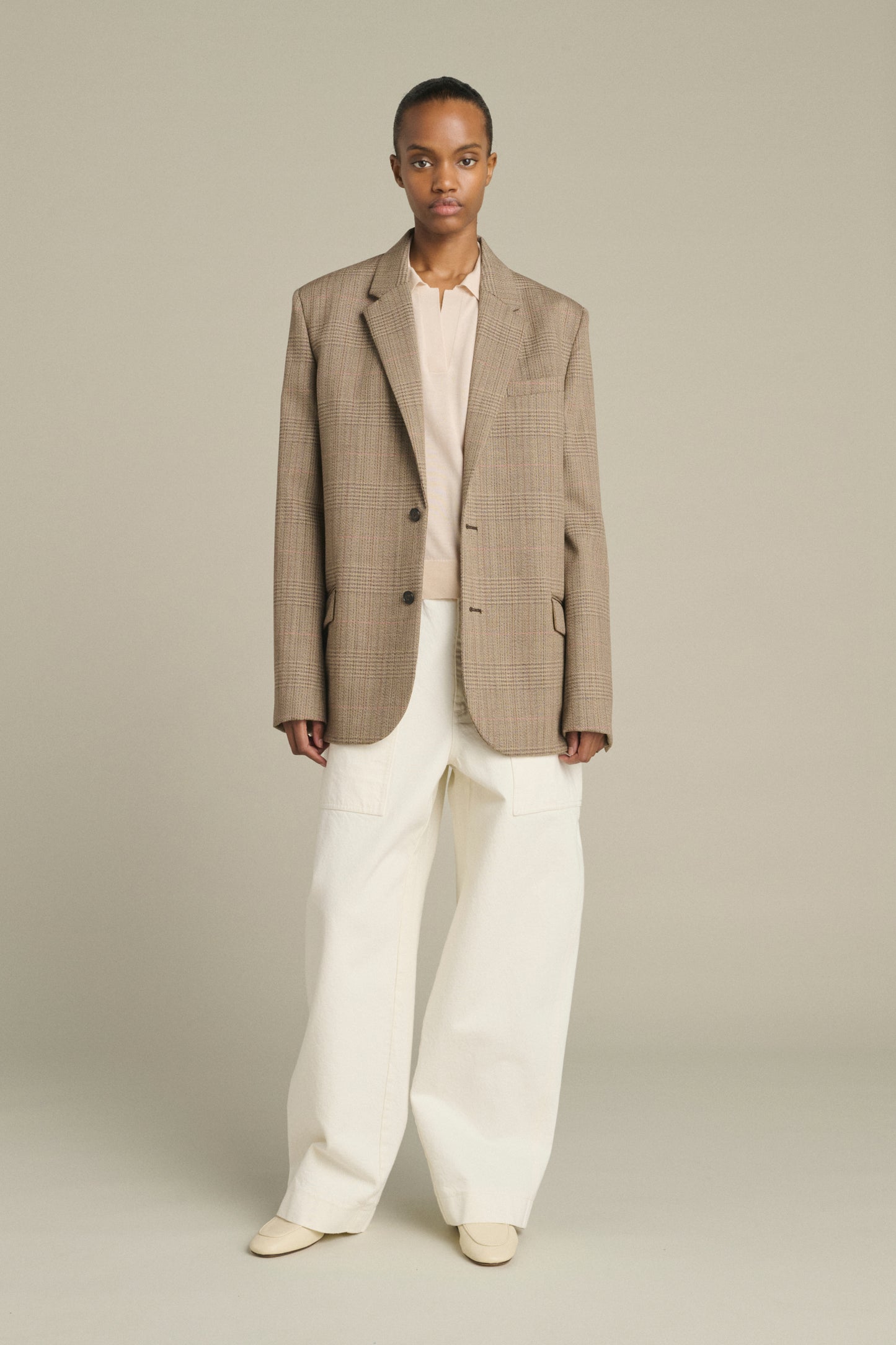 Giacca Hermosa - Marrone/Beige - Lana - Donna