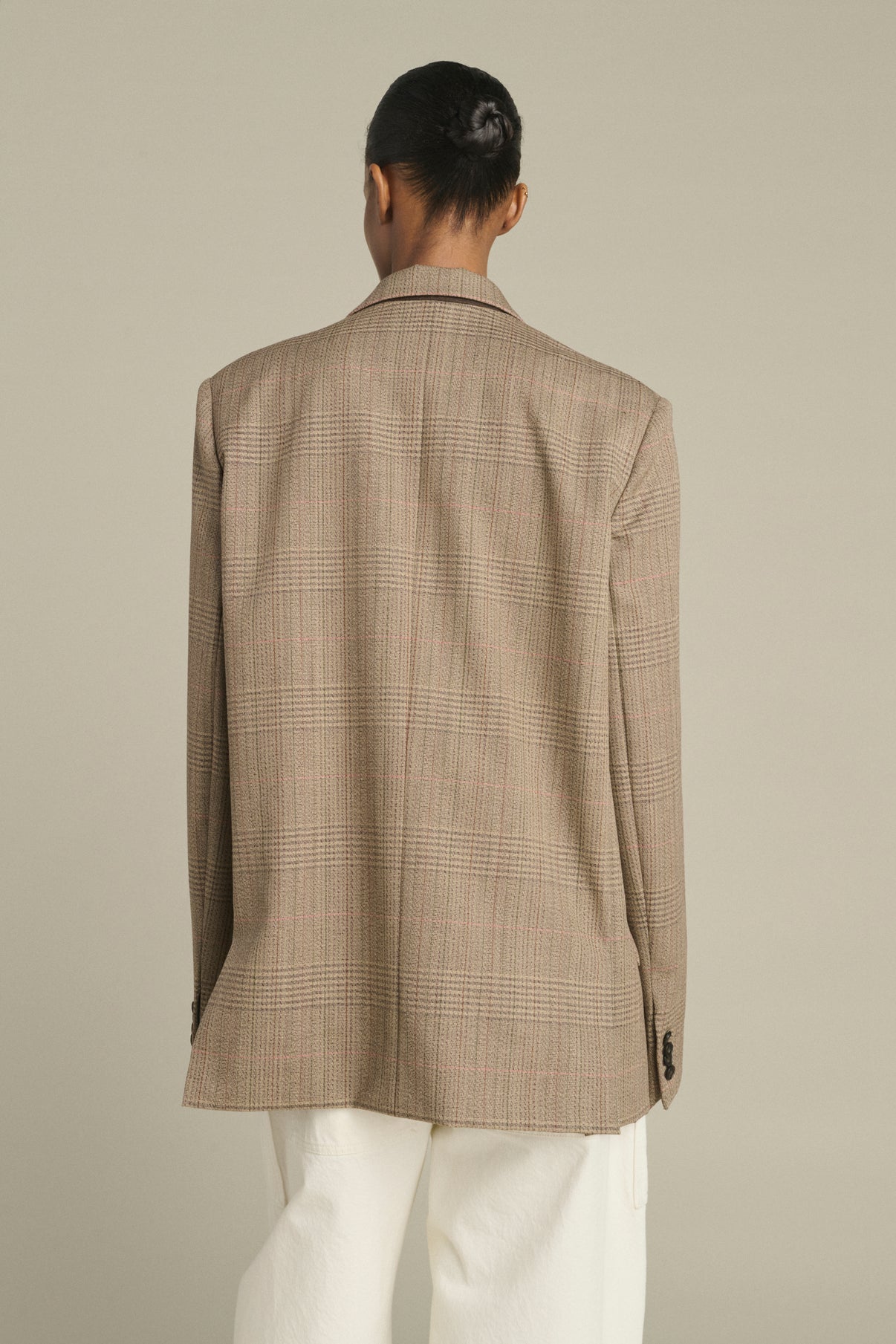 Giacca Hermosa - Marrone/Beige - Lana - Donna vue 4