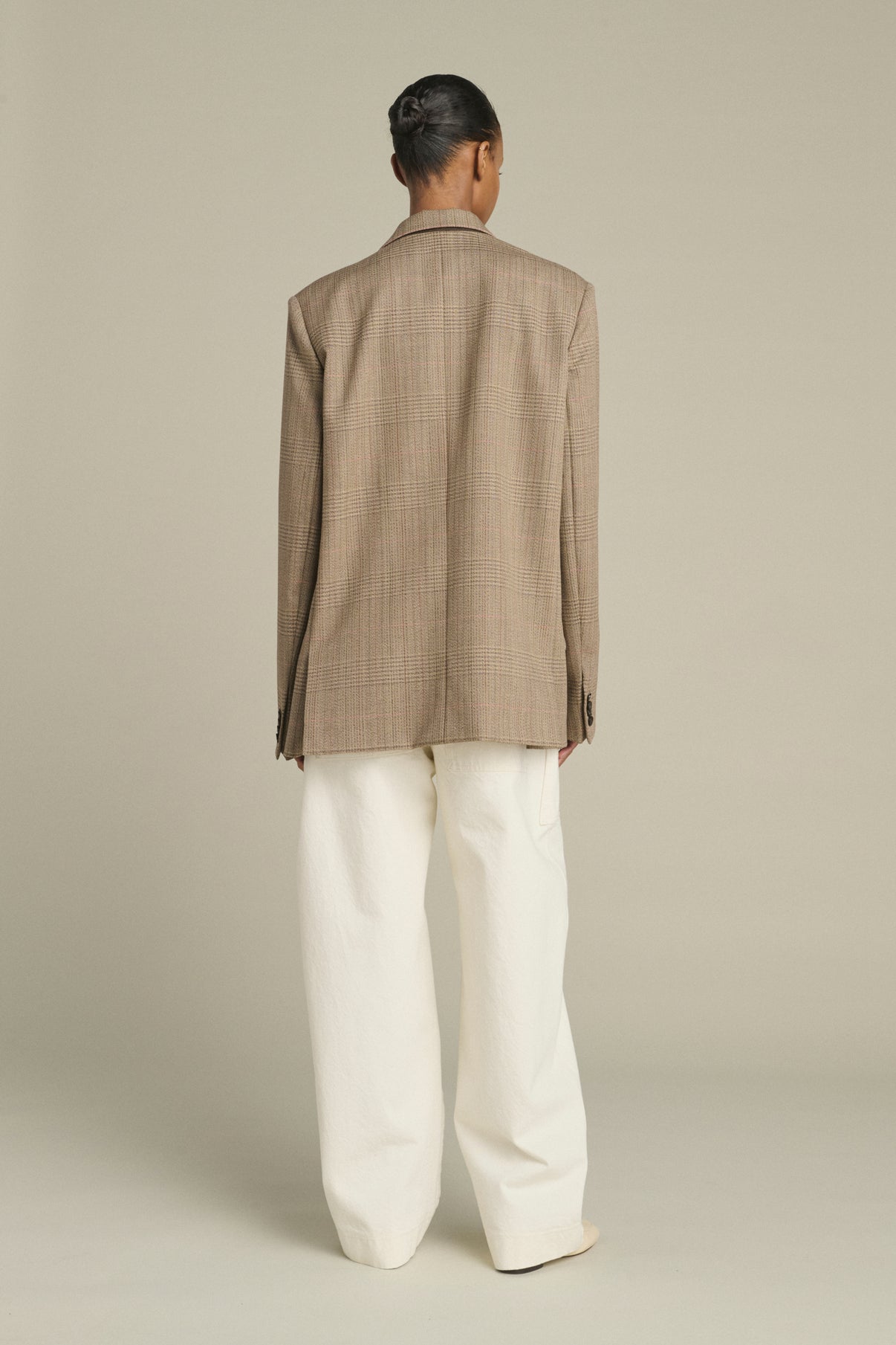 Giacca Hermosa - Marrone/Beige - Lana - Donna vue 2