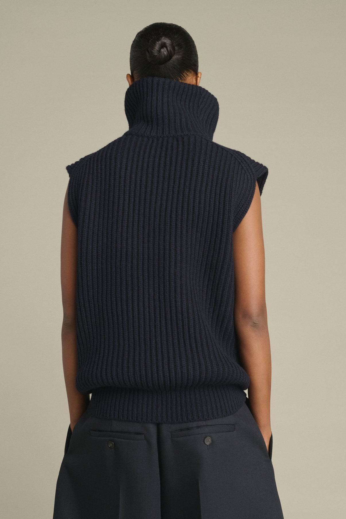 Giacca Kristen - Navy - Lana Merino - Donna vue 2
