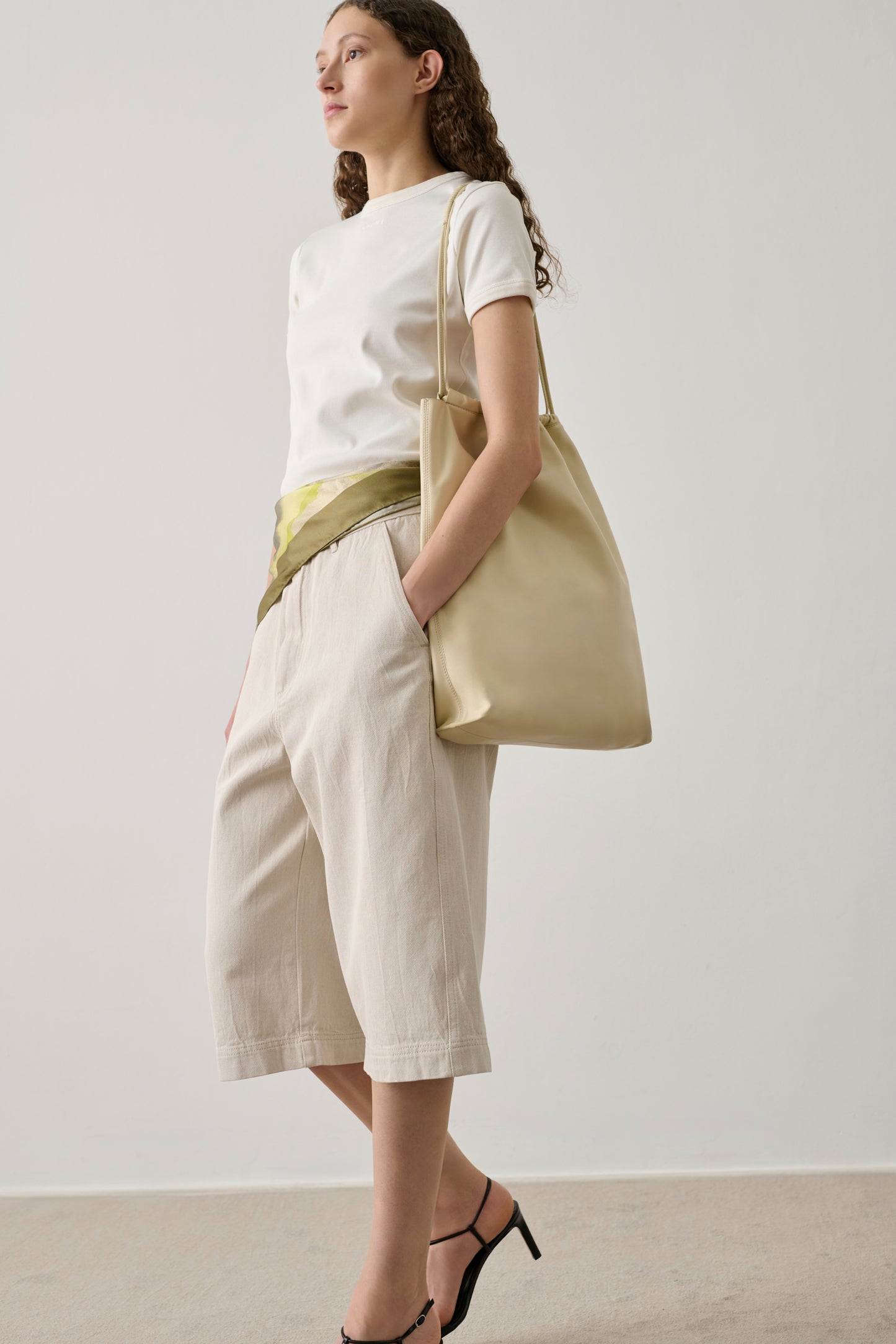 Bermuda Francis - Bianco Grès - Cotone - Donna
