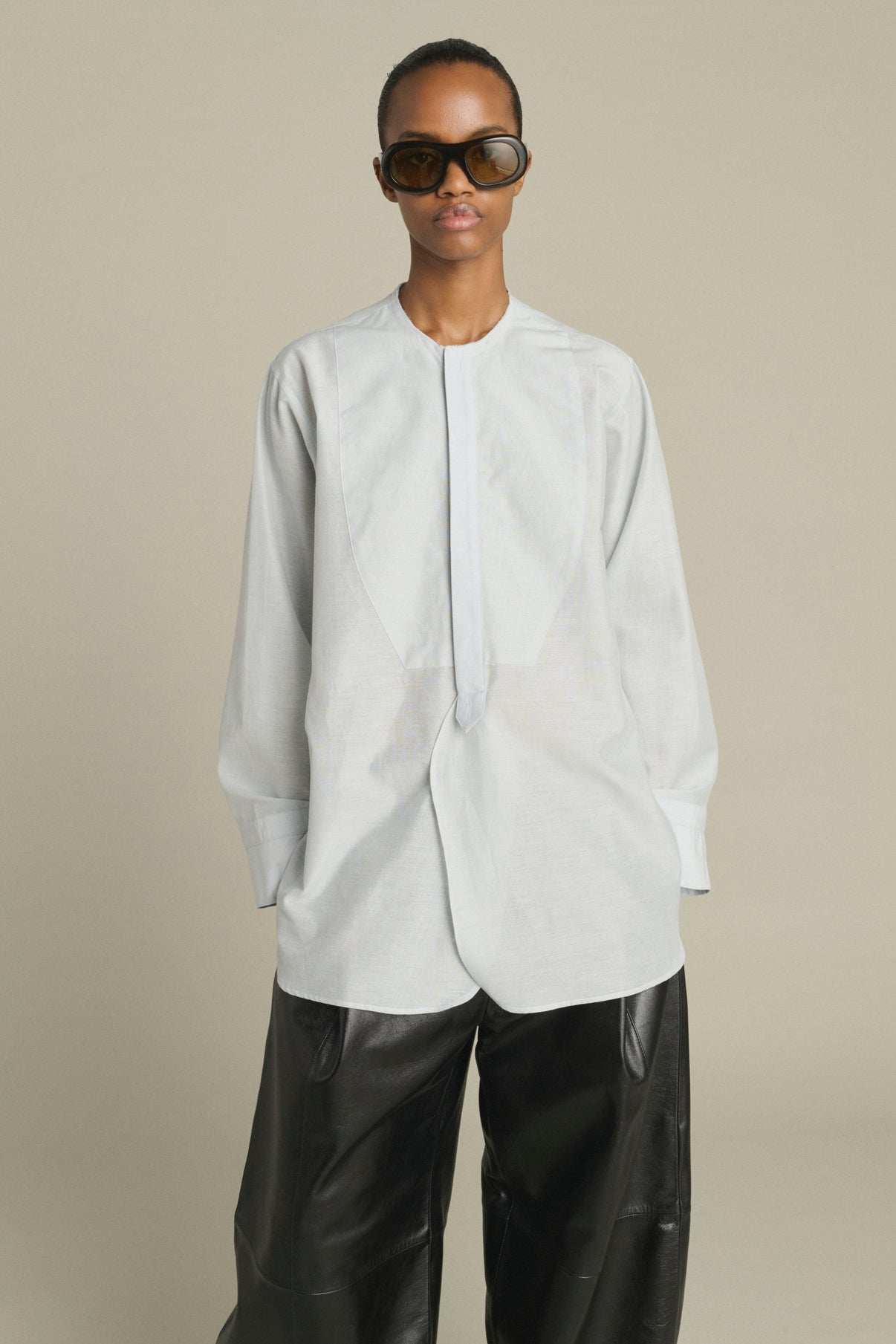 Camicia Anora - Blu Pallido - Cotone - Donna vue 2