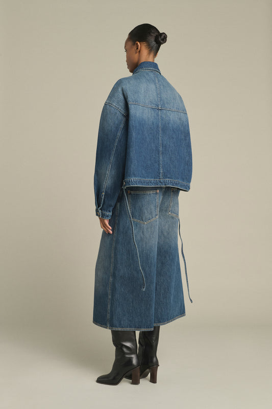 Giacca Lys - denim Blu Sbiadito - Cotone - Donna