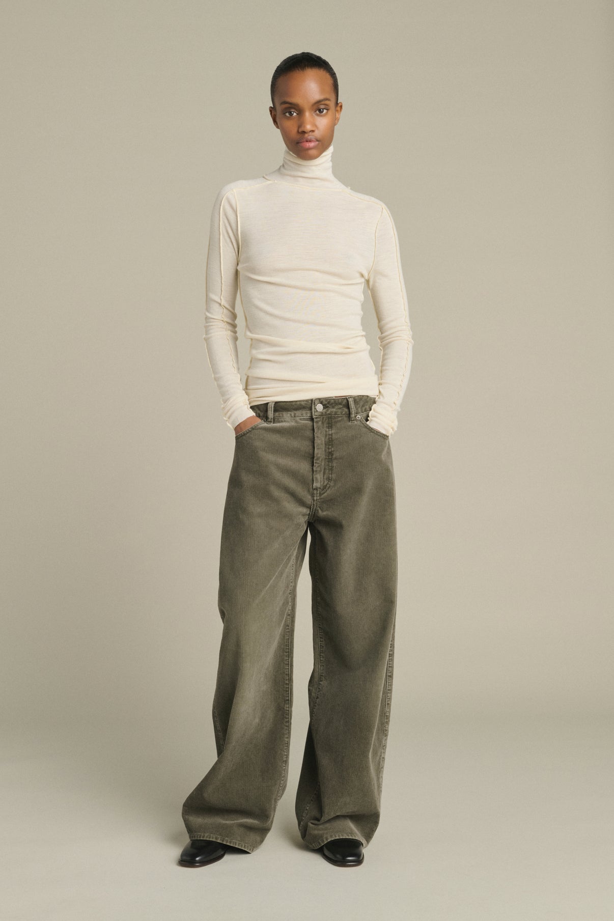 Pantaloni Hunter - Grigio - Cotone - Donna vue 2