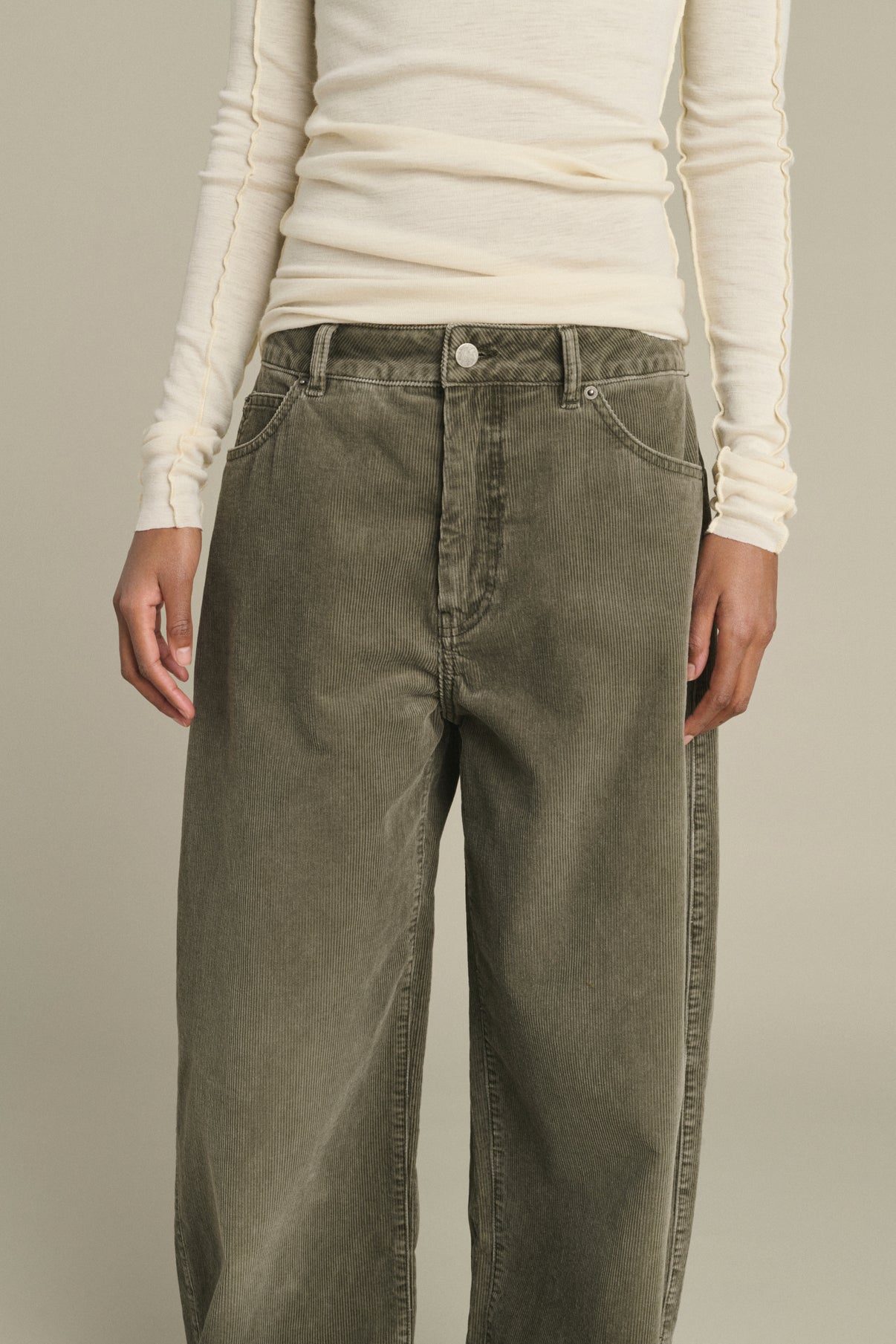 Pantaloni Hunter - Grigio - Cotone - Donna vue 6