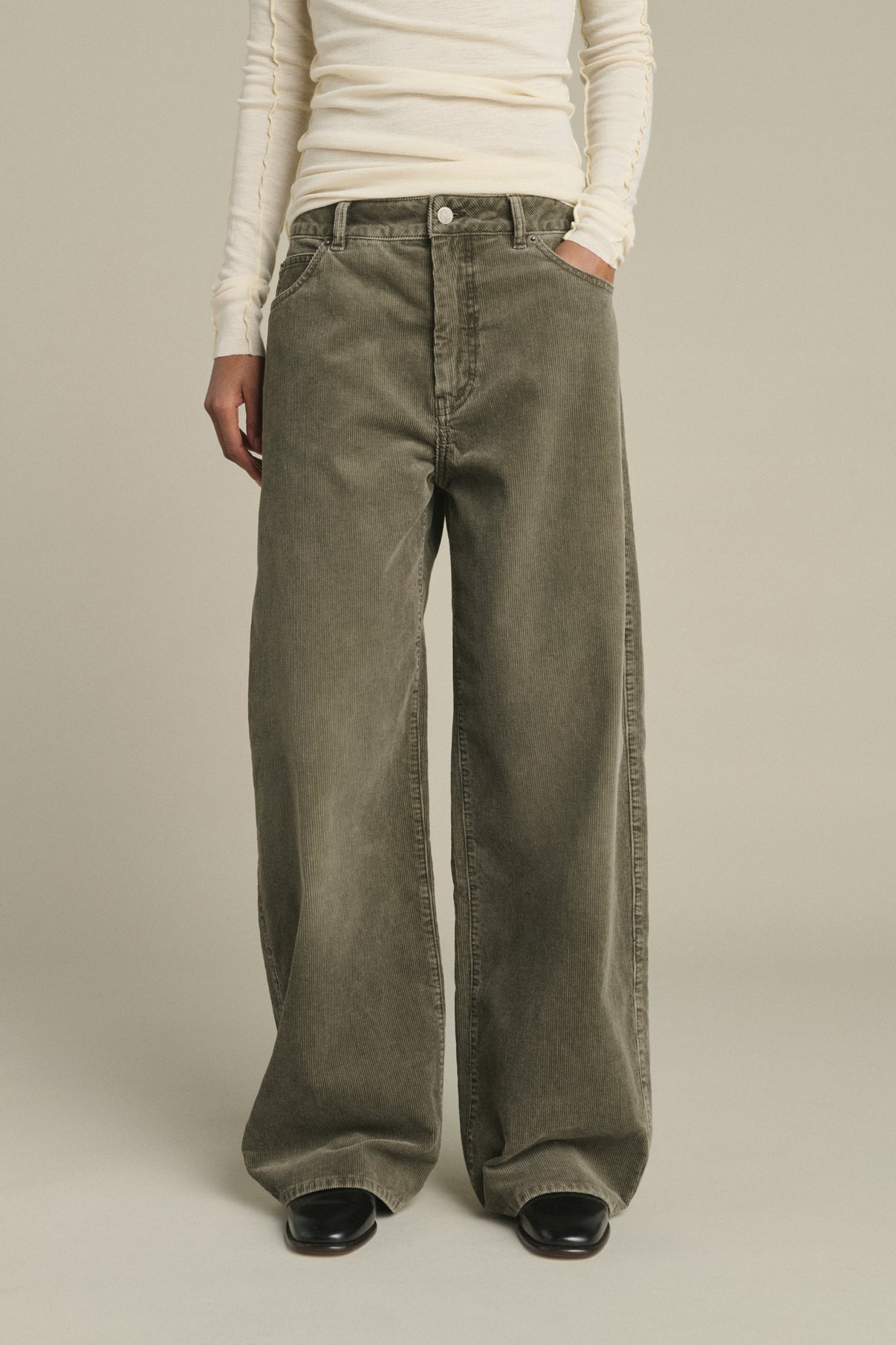 Pantaloni Hunter - Grigio - Cotone - Donna vue 4