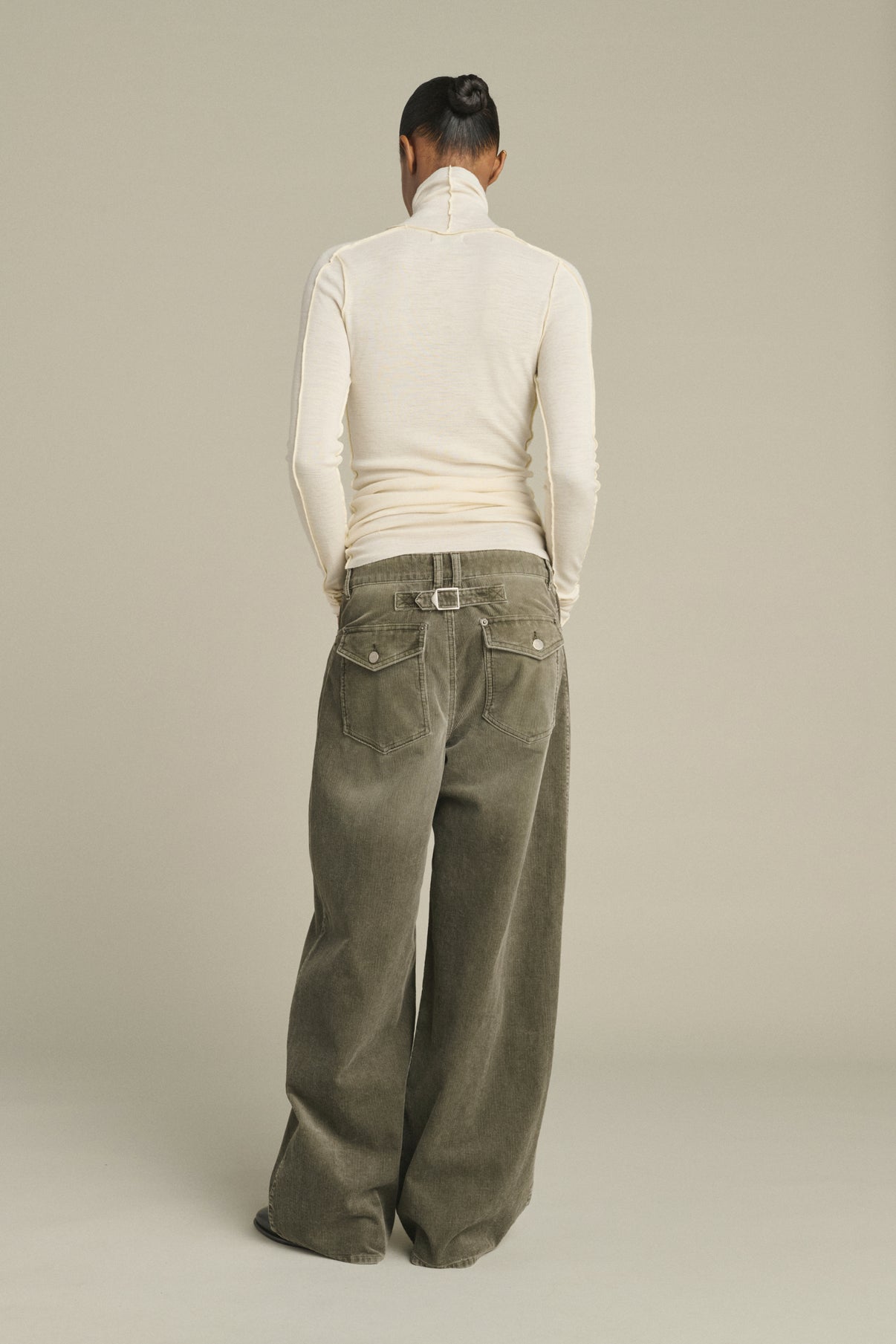 Pantaloni Hunter - Grigio - Cotone - Donna vue 3