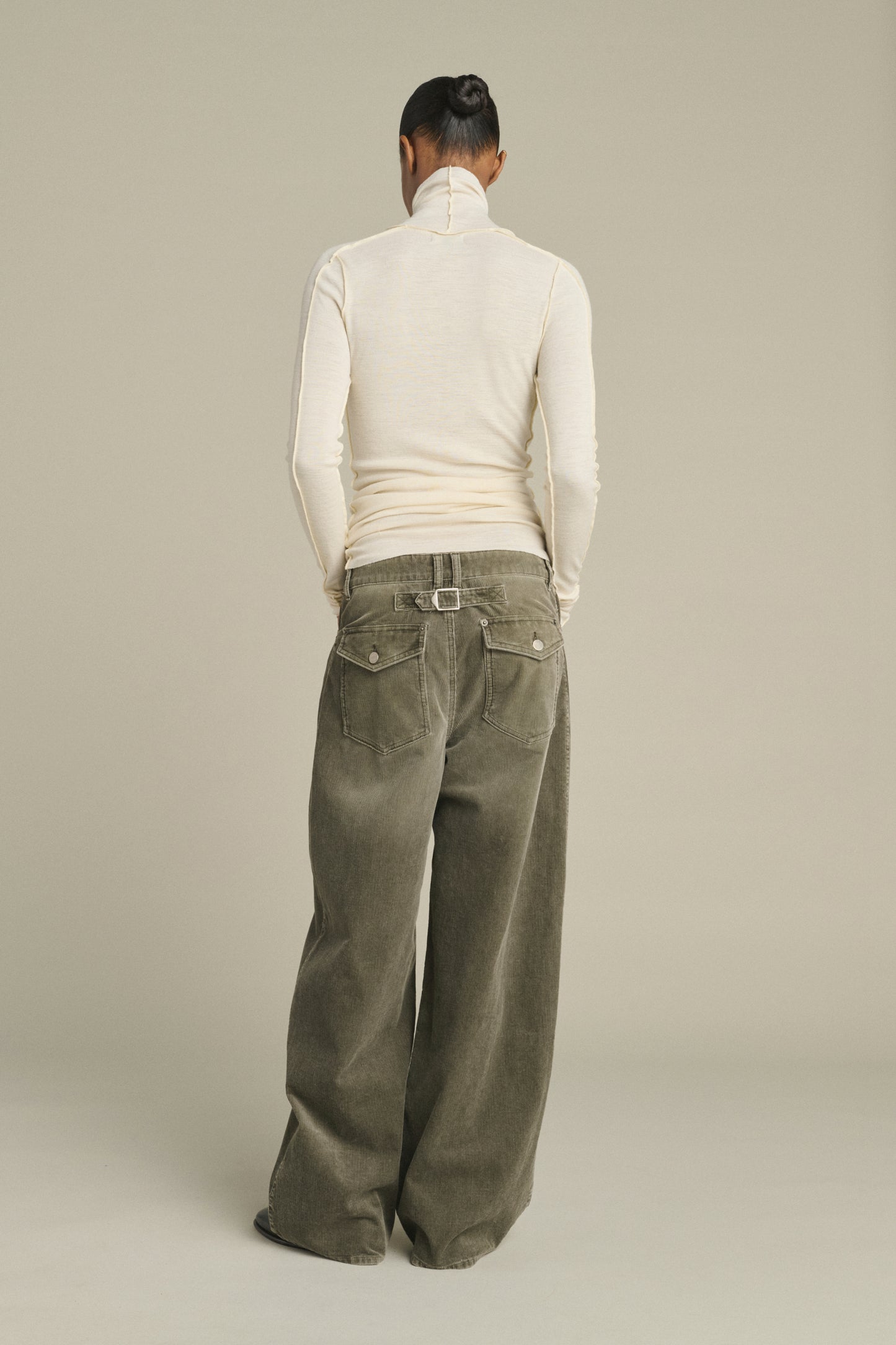 Pantaloni Hunter - Grigio - Cotone - Donna