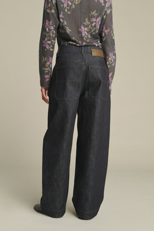 Jeans Gabin - Bleu Brut - Coton - Donna