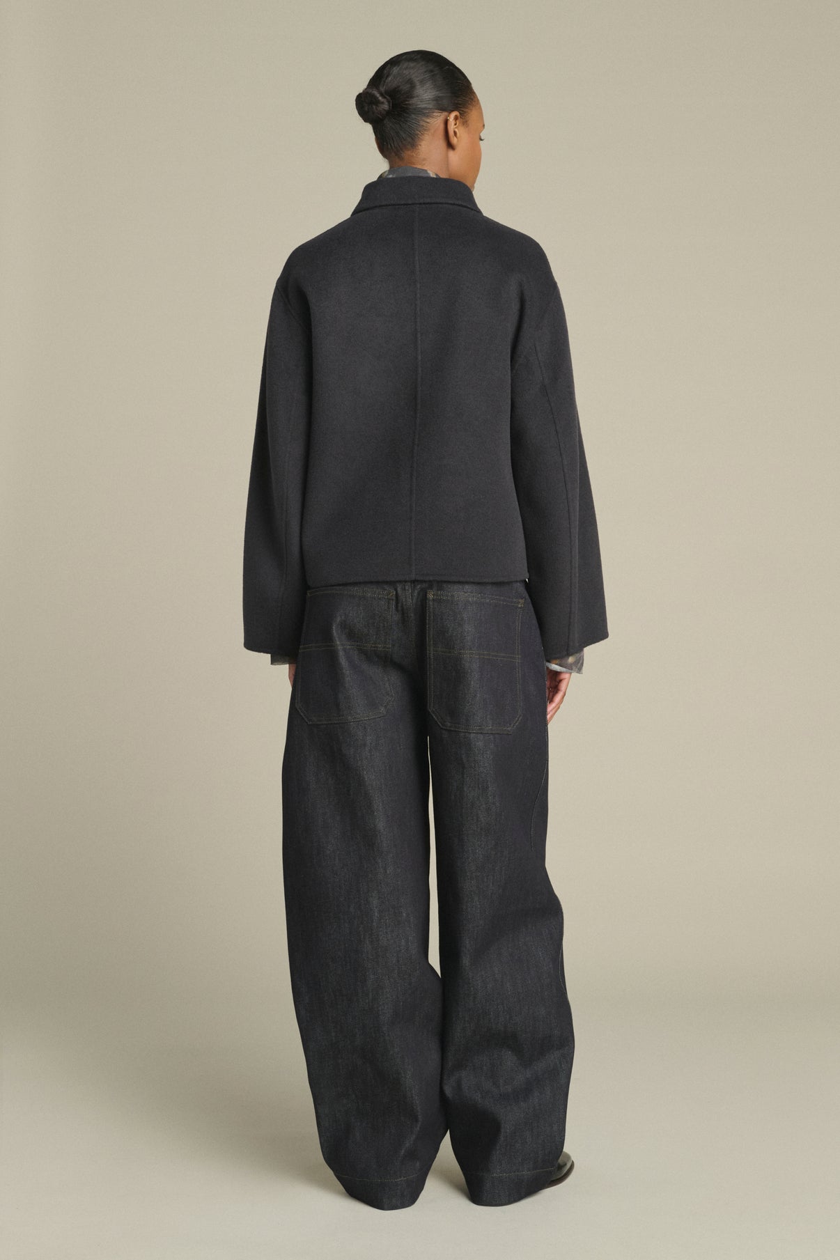 Cappotto Gyoda - Carbone - Lana - Donna vue 3