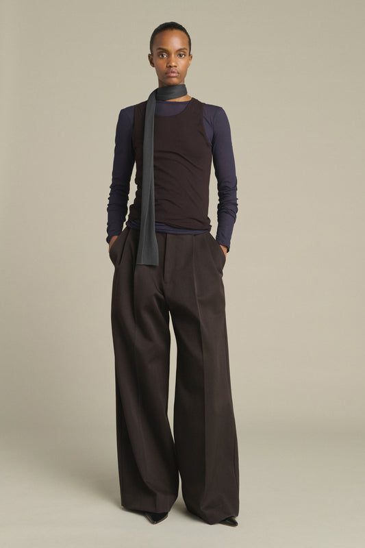 Écharpe Kola - Gris Anthracite Jersey de Coton - Soeur