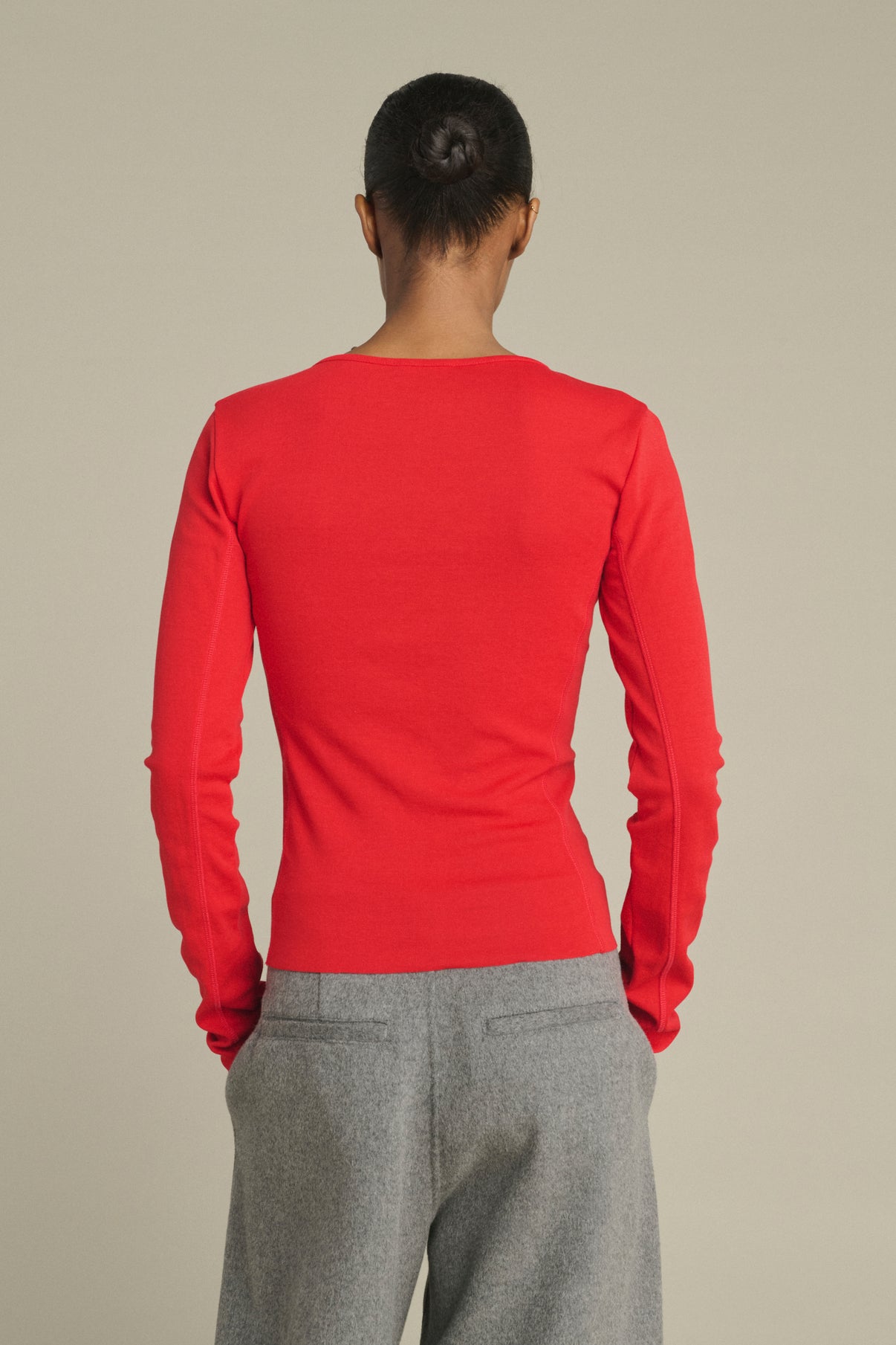 Tee-Shirt Lester - Rouge - Coton - Femme vue 4