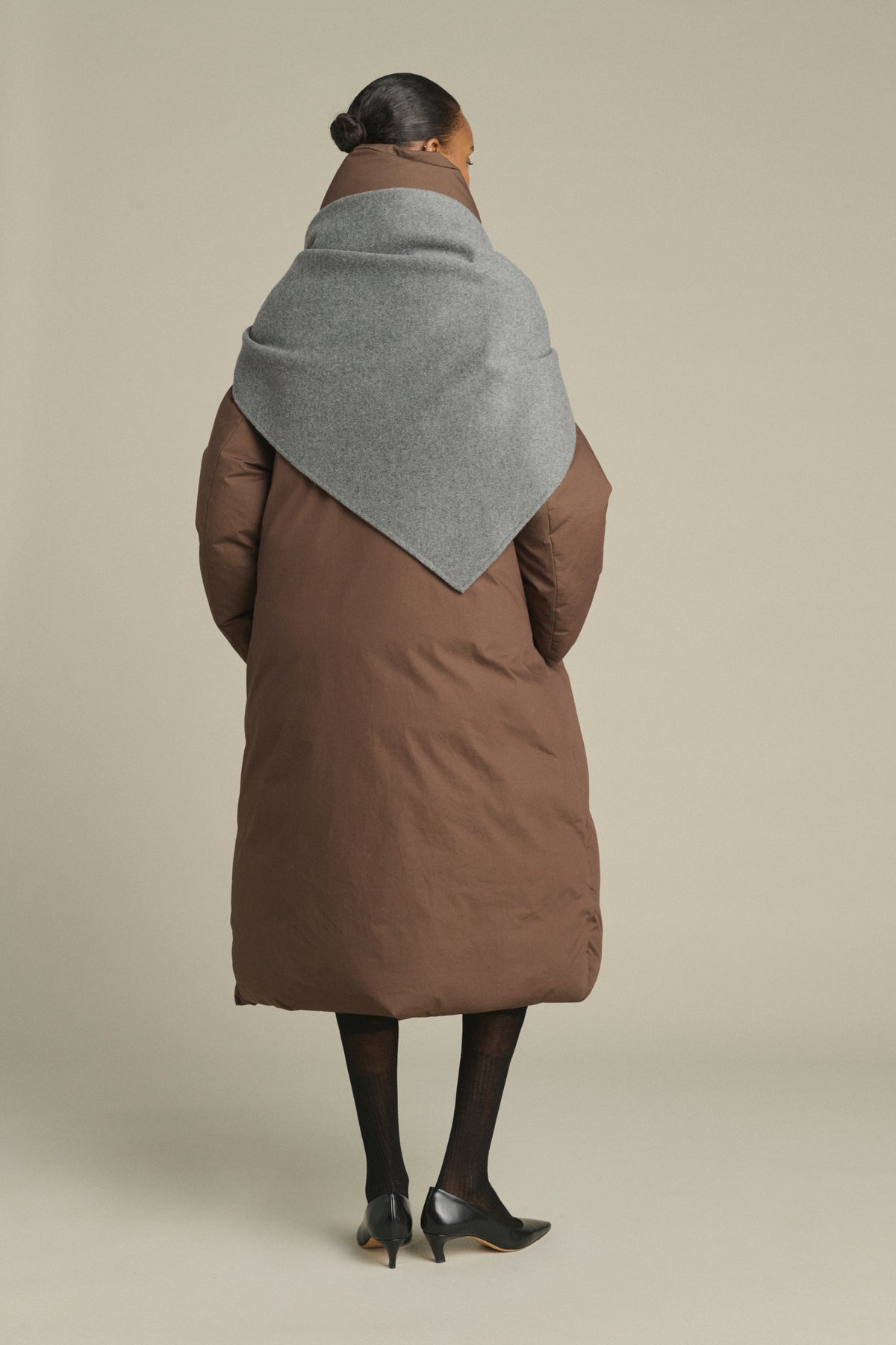 Cape Jamelia - Gris Clair - Laine - Femme