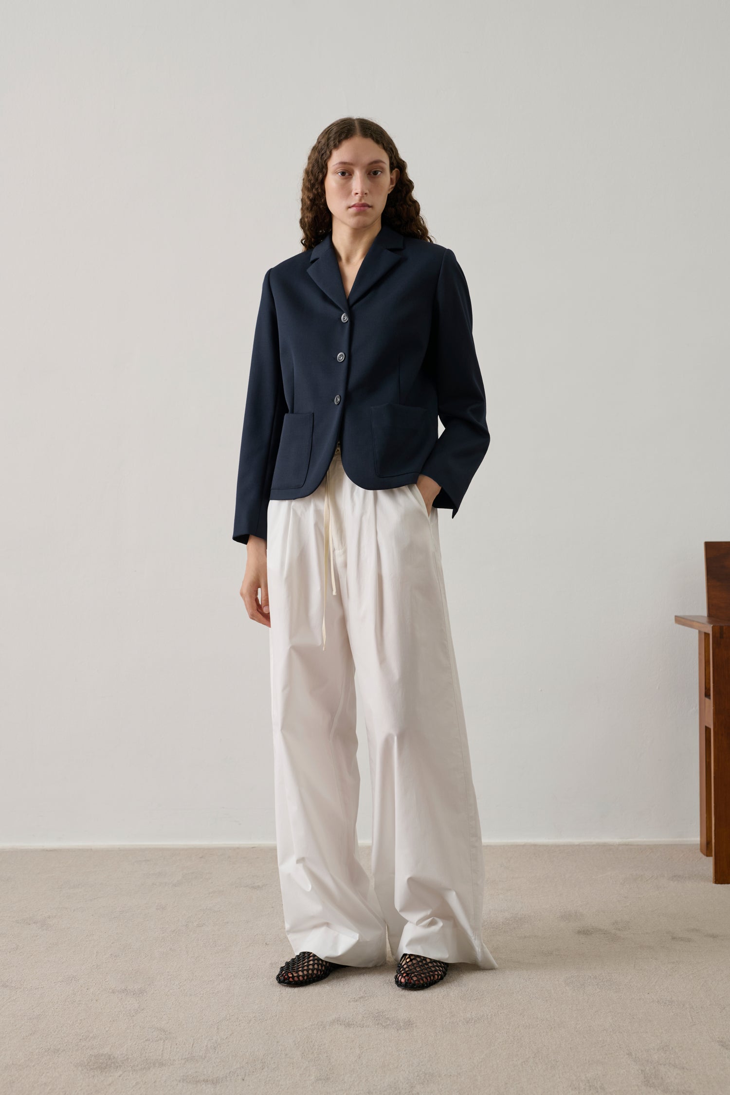 Giacca Hespera - Navy - Lana - Donna