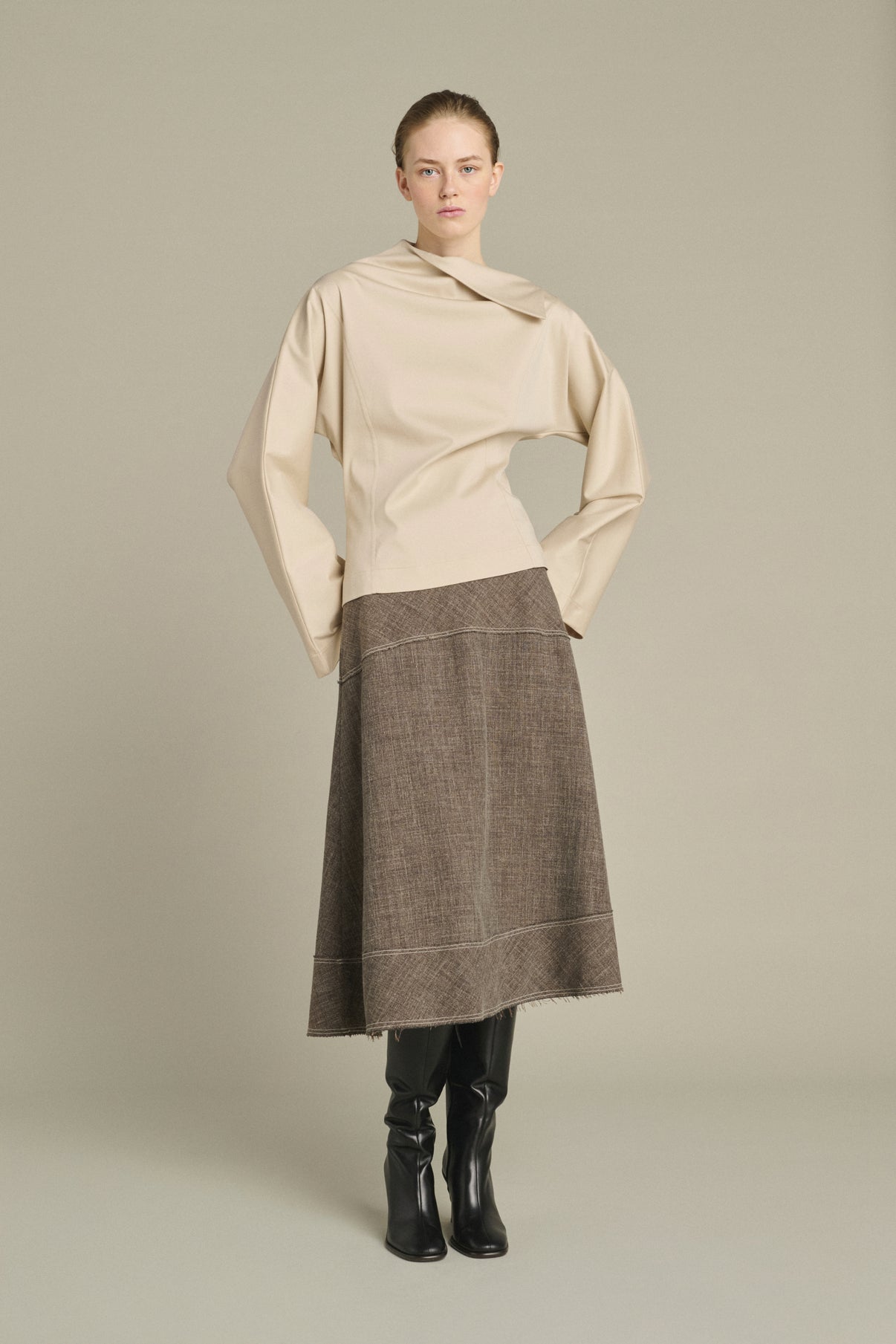 T-shirt Lara - Vaniglia - Cotone - Donna vue 1