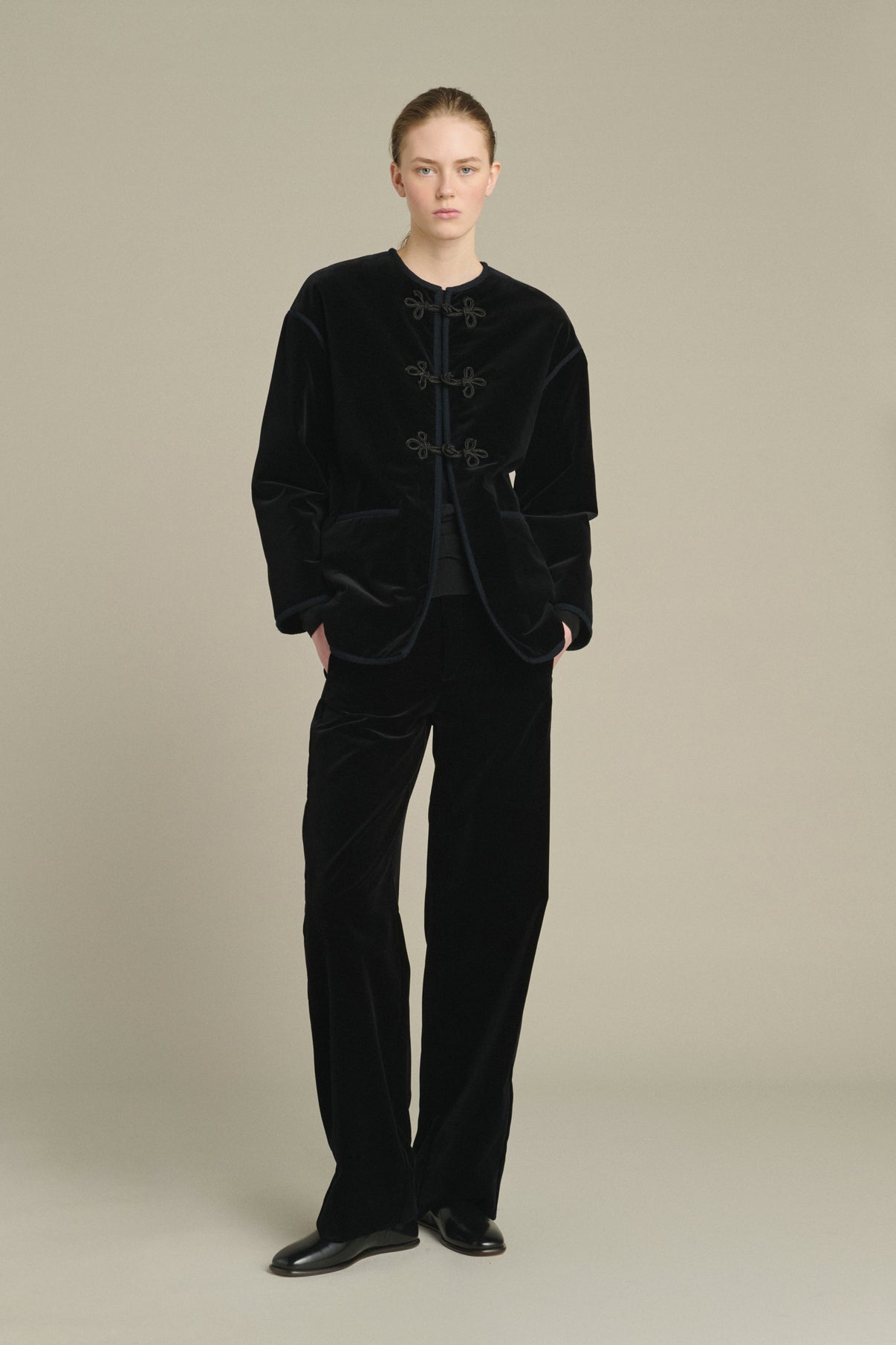 Pantaloni Celestin - Nero - Cotone - Donna vue 6