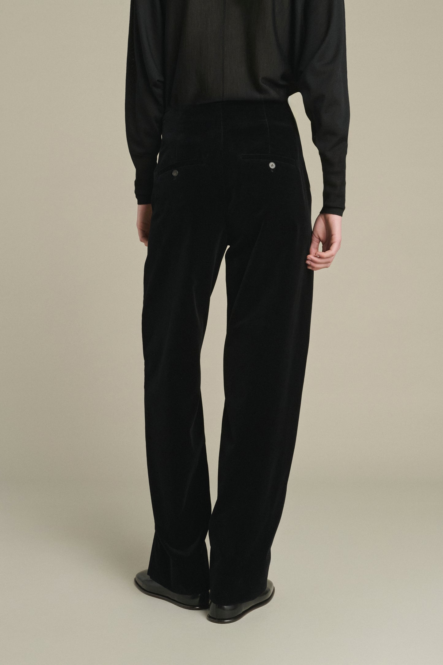 Pantaloni Celestin - Nero - Cotone - Donna